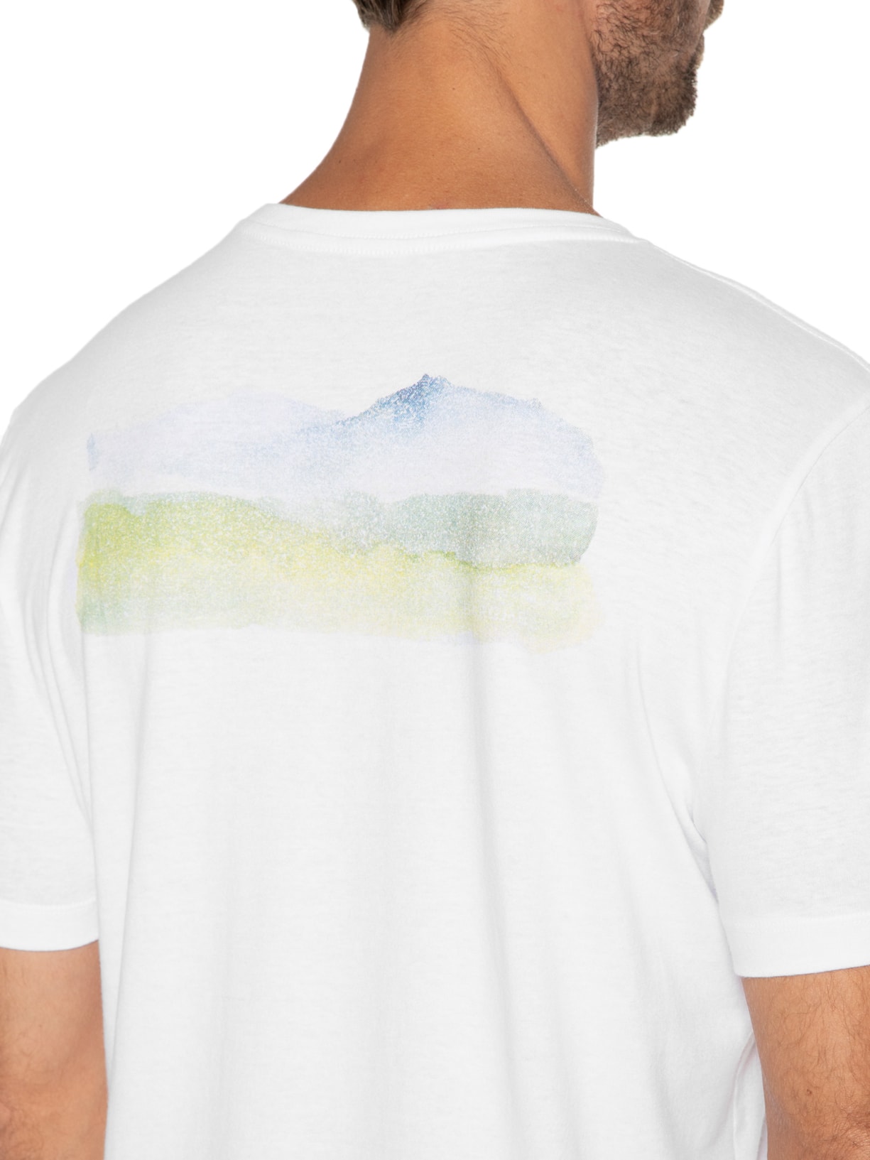 Camiseta Masculina Estampada Branco Barche