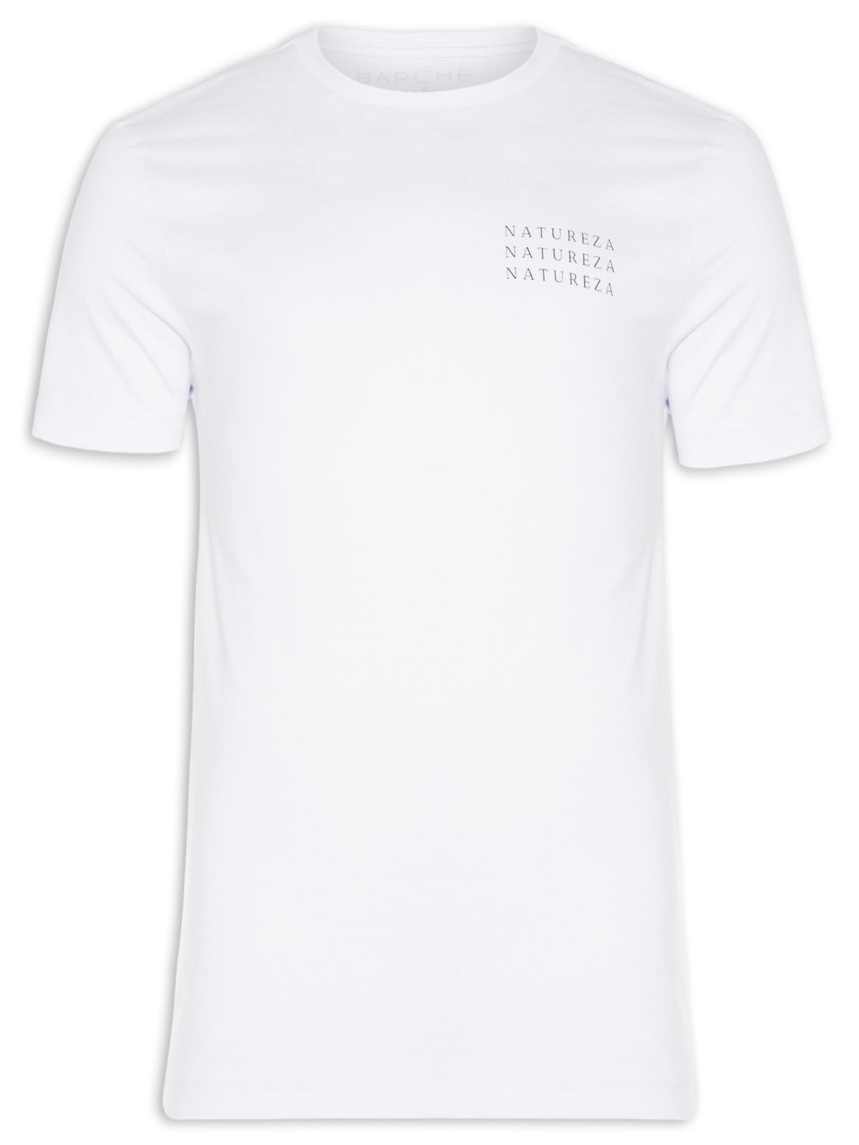 Camiseta Masculina Estampada - Branco