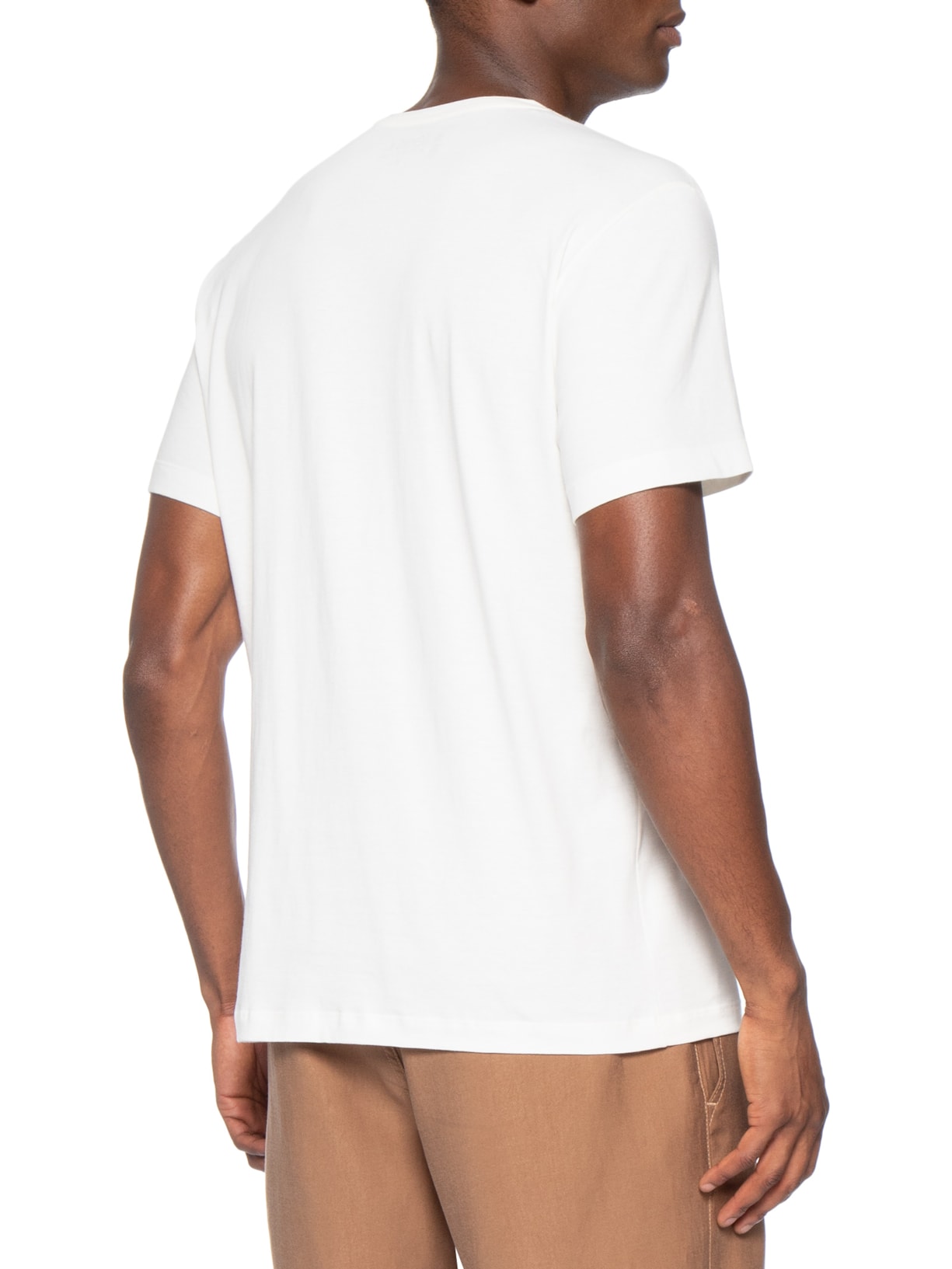 Camiseta Masculina Estampada Brasiliano Branco Sergio K