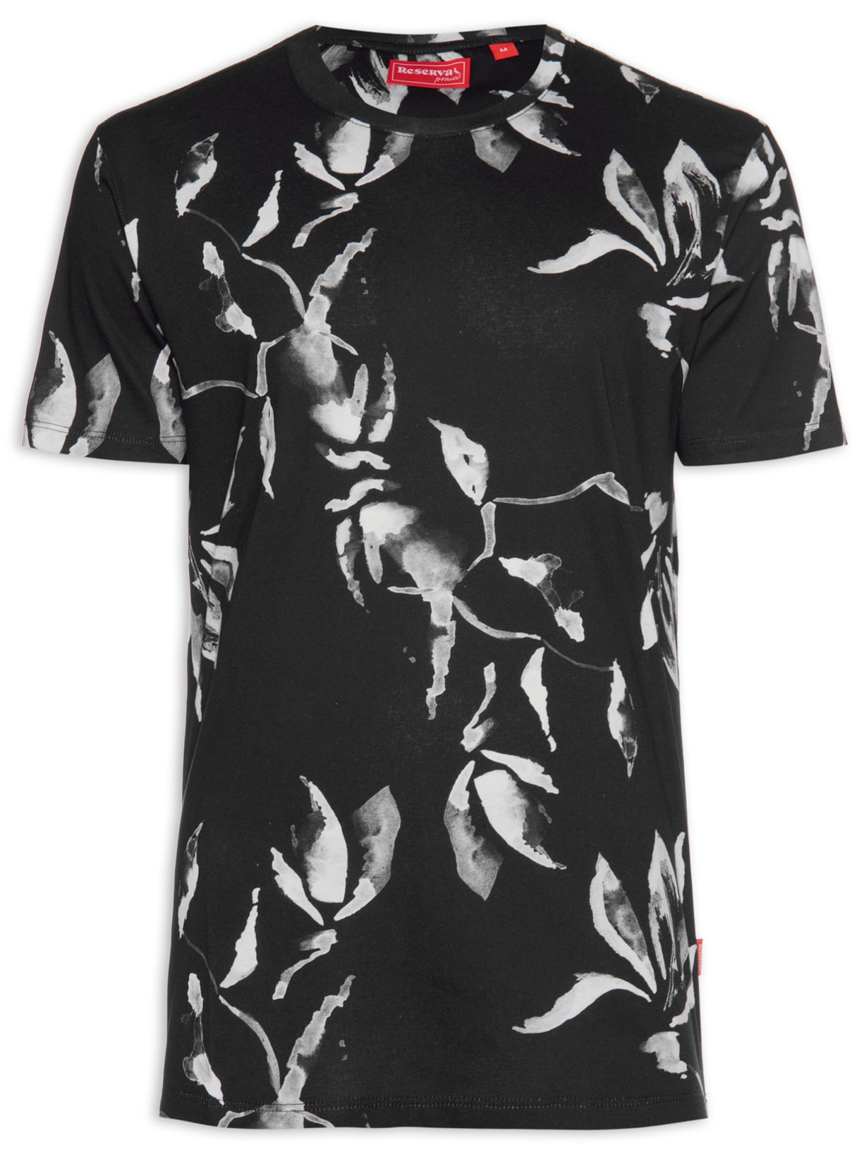 Camiseta Masculina Estampada Cerejeira - Preto