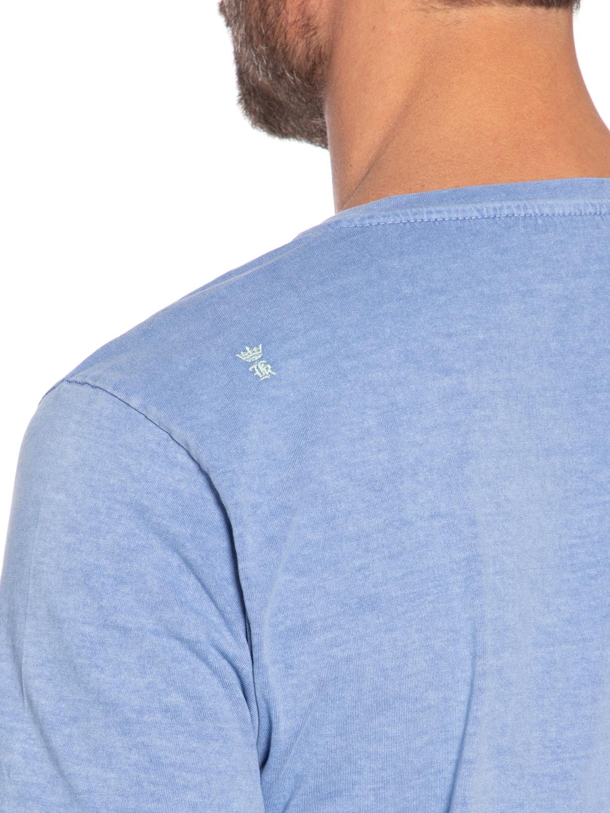 Camiseta Masculina Estampada Ciao Bella Azul Sergio K