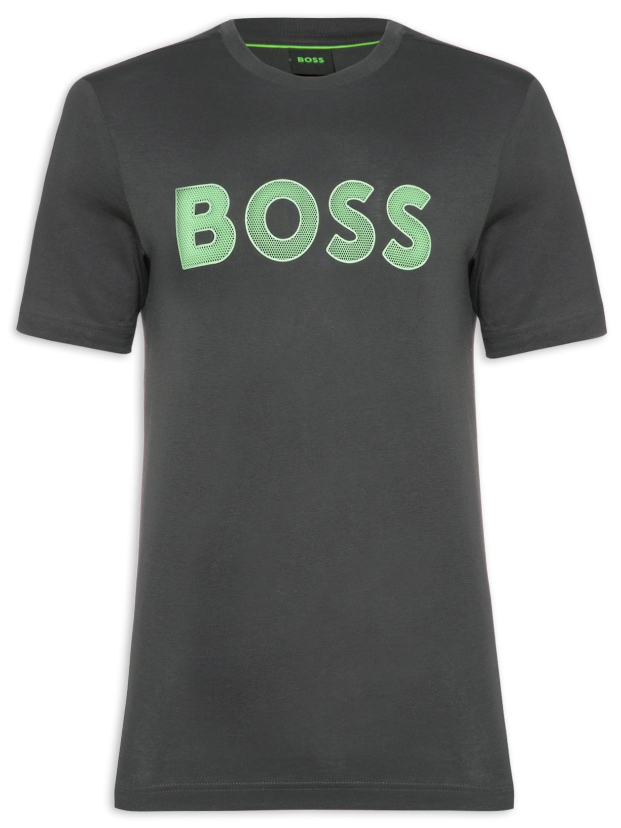 Camiseta Masculina Estampada - Cinza