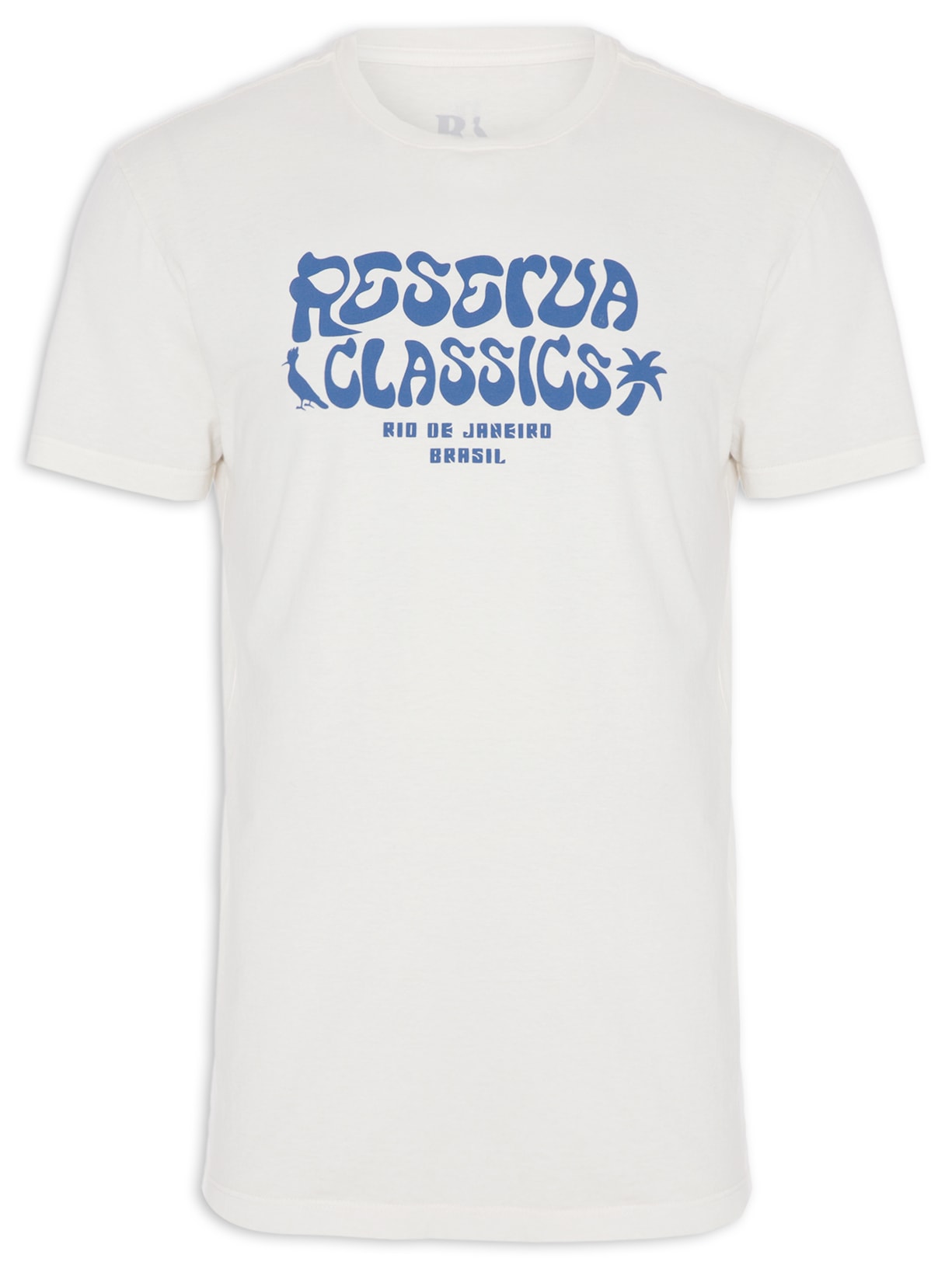 Camiseta Masculina Estampada Classics - Off White