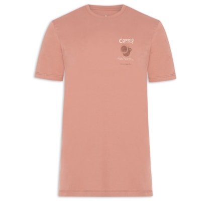Camiseta Masculina Estampada Coffee - Marrom