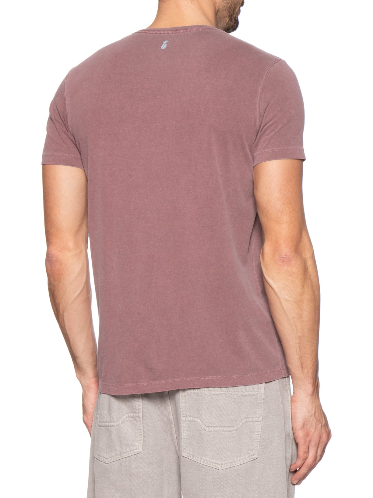 Camiseta Masculina Estampada Coffee Surf Vermelho Pineapple