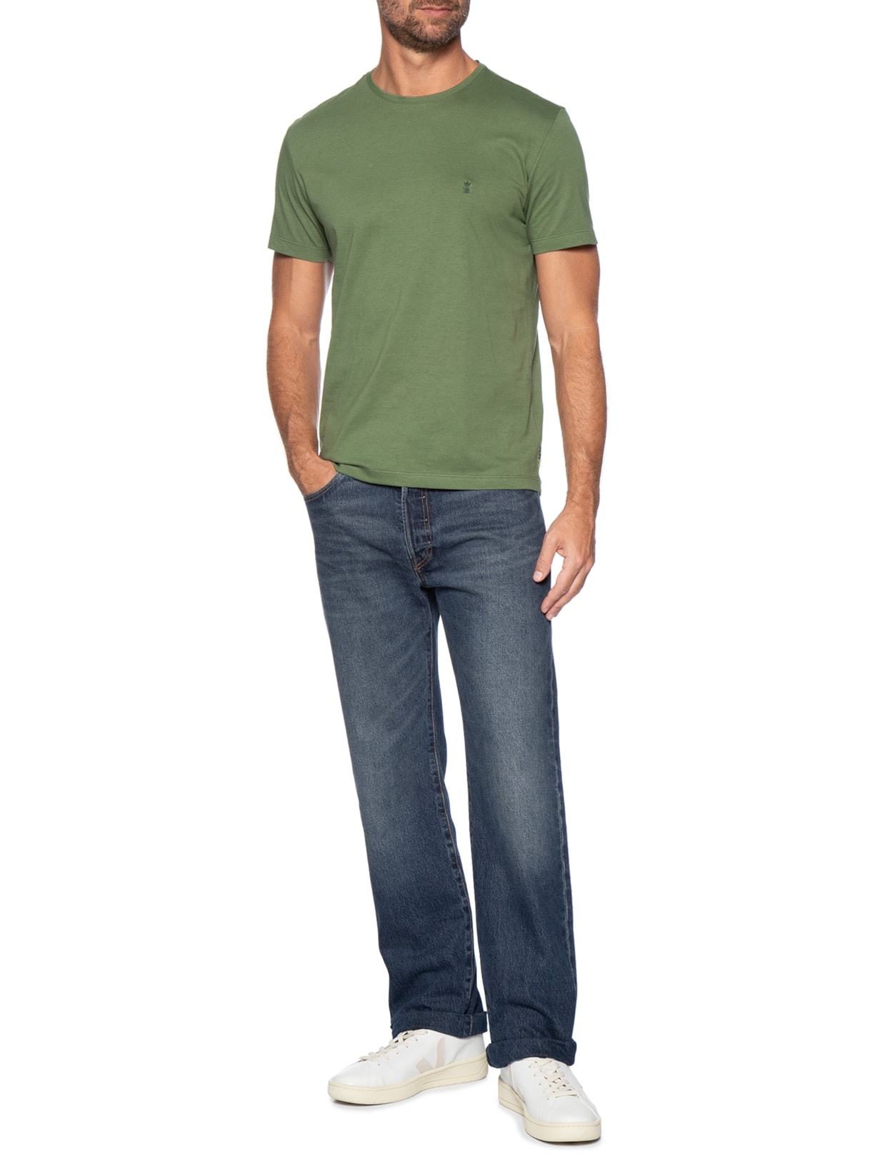 Camiseta Masculina Estampada Collecting Victories – Verde Sergio K