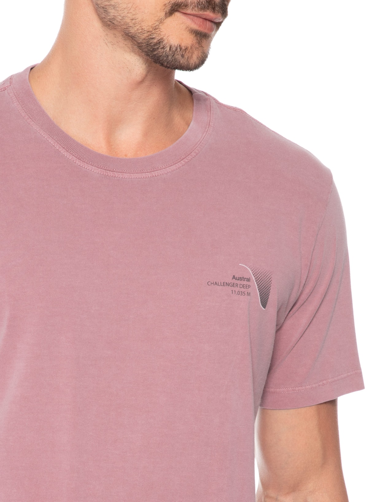 Camiseta Masculina Estampada Deep Roxo Austral