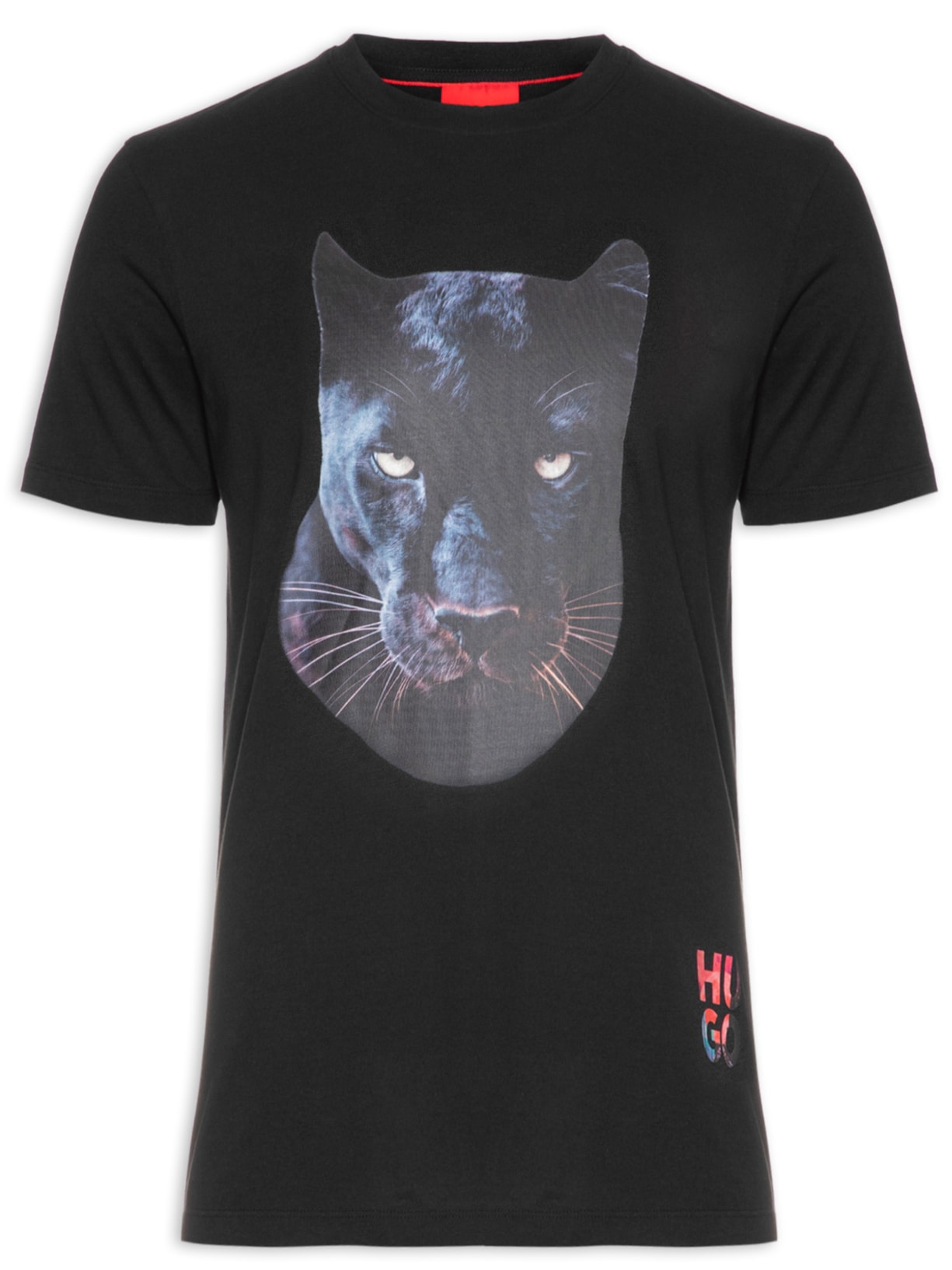 Camiseta Masculina Estampada Deetah - Preto