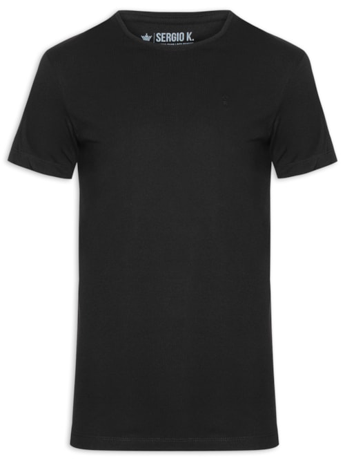 Camiseta Masculina Estampada Do Not Invite - Preto