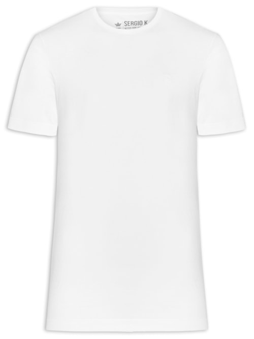 Camiseta Masculina Estampada Drink Negroni - Branco