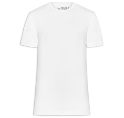 Camiseta Masculina Estampada Drink Negroni - Branco