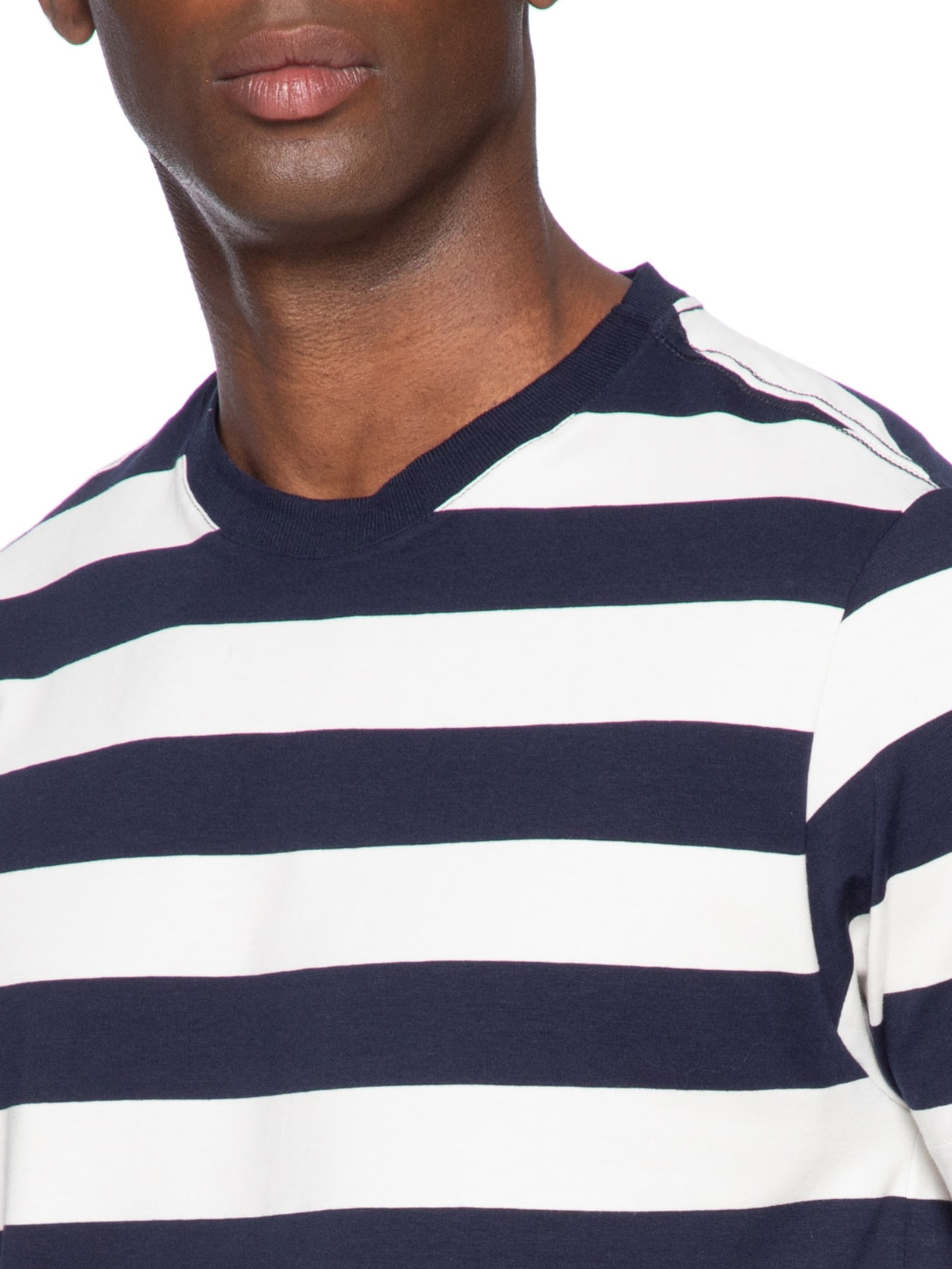 Camiseta Masculina Estampada Em Algodão Azul Aramis