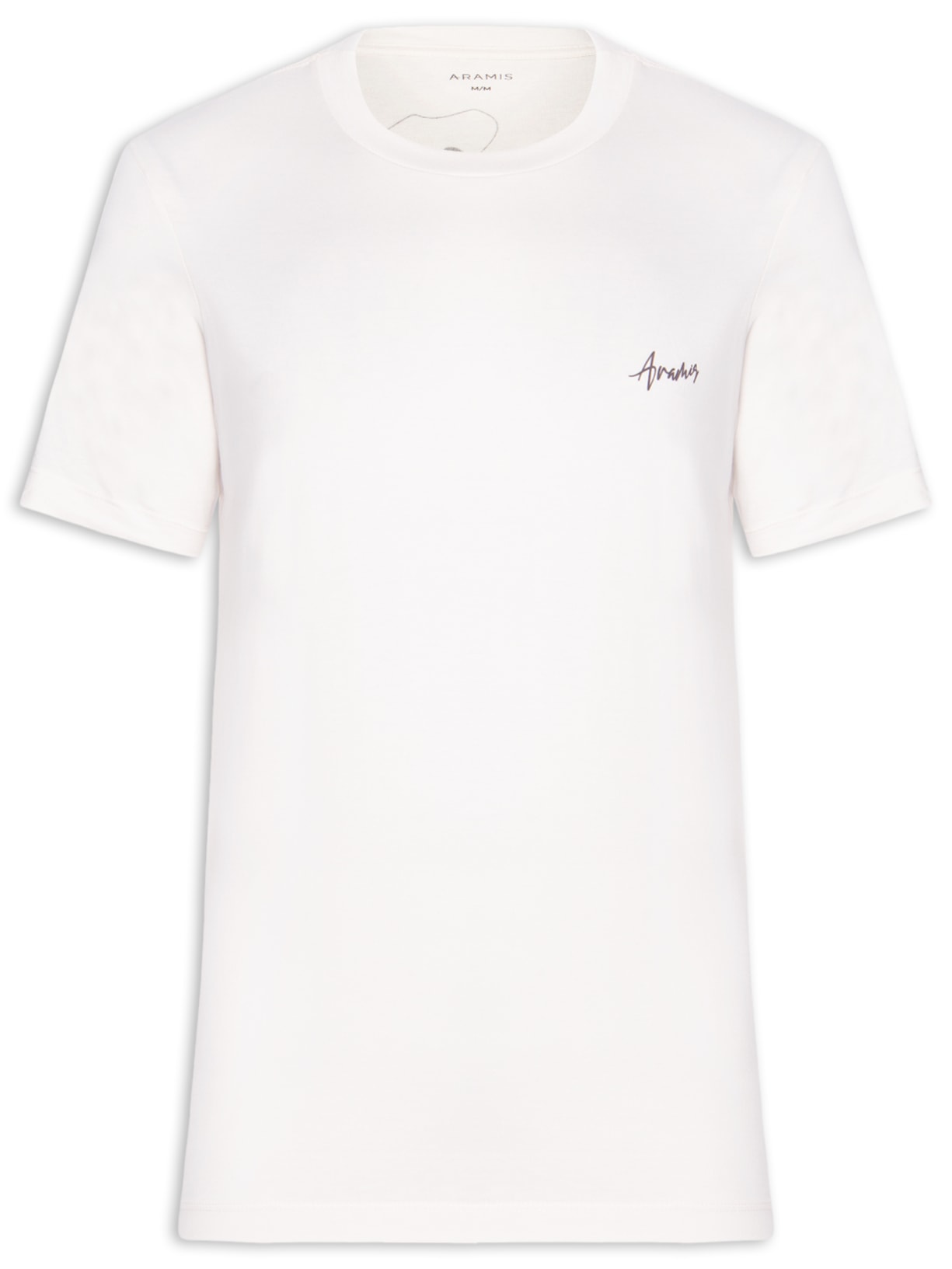 Camiseta Masculina Estampada em Algodão - Branco