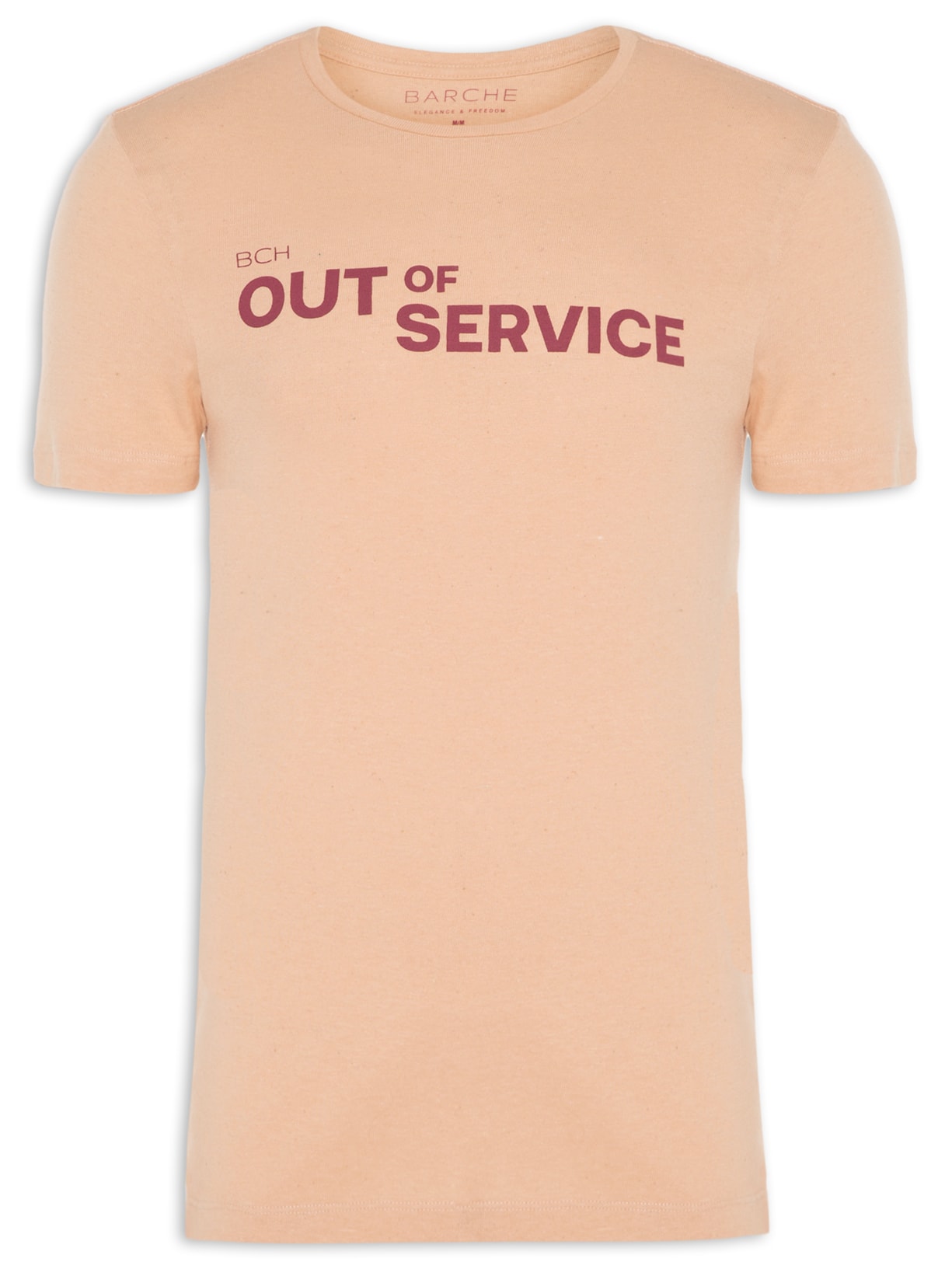 Camiseta Masculina Estampada Escrita - Bege