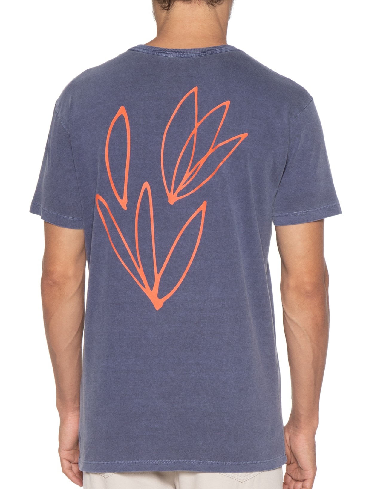 Camiseta Masculina Estampada Estonada Azul Barche