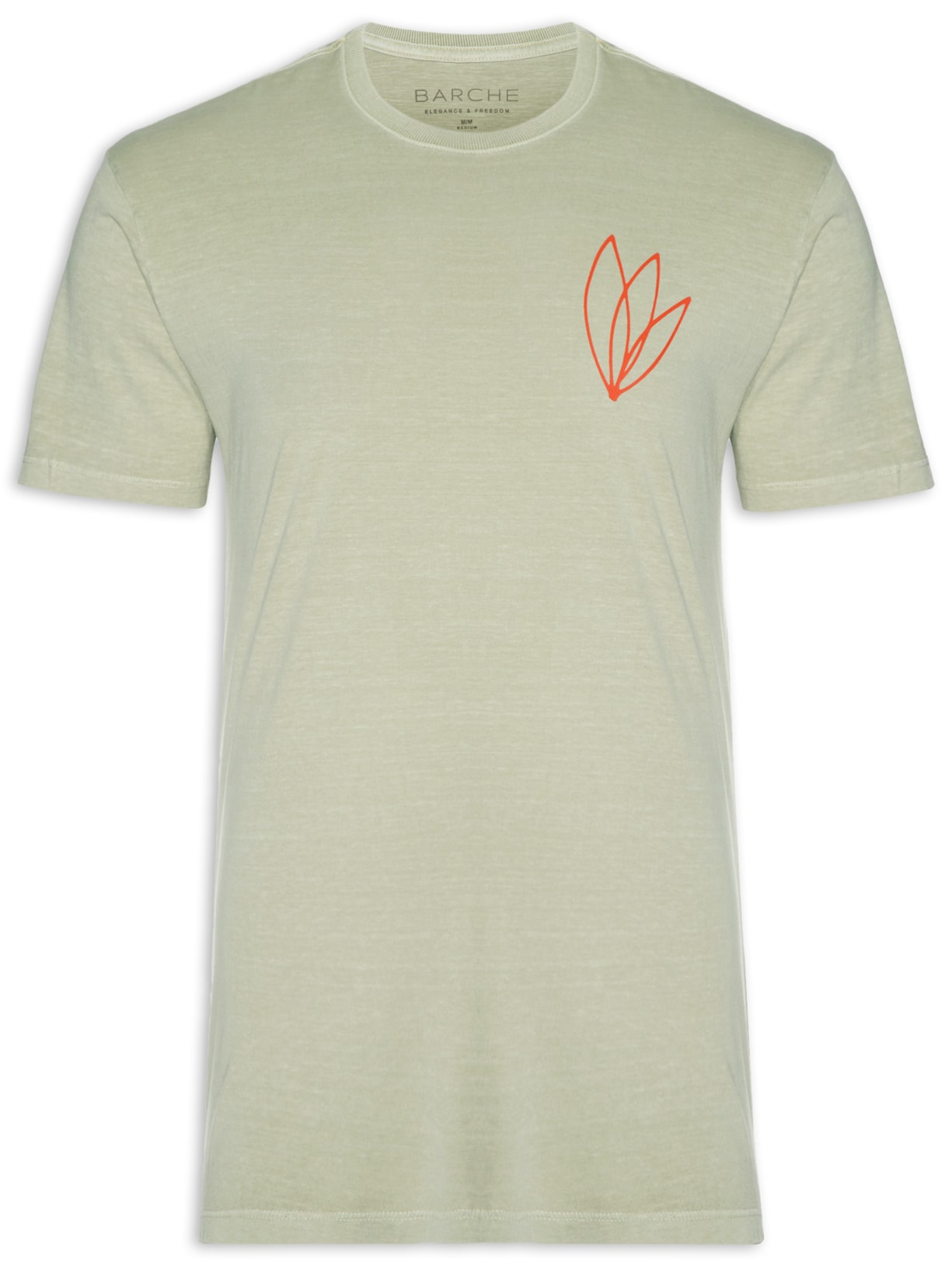 Camiseta Masculina Estampada Estonada - Cinza