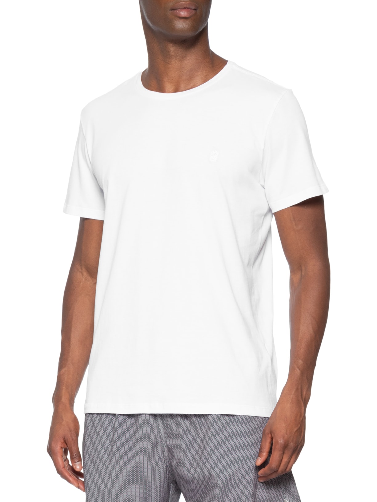 Camiseta Masculina Estampada Freedom Branco Sergio K