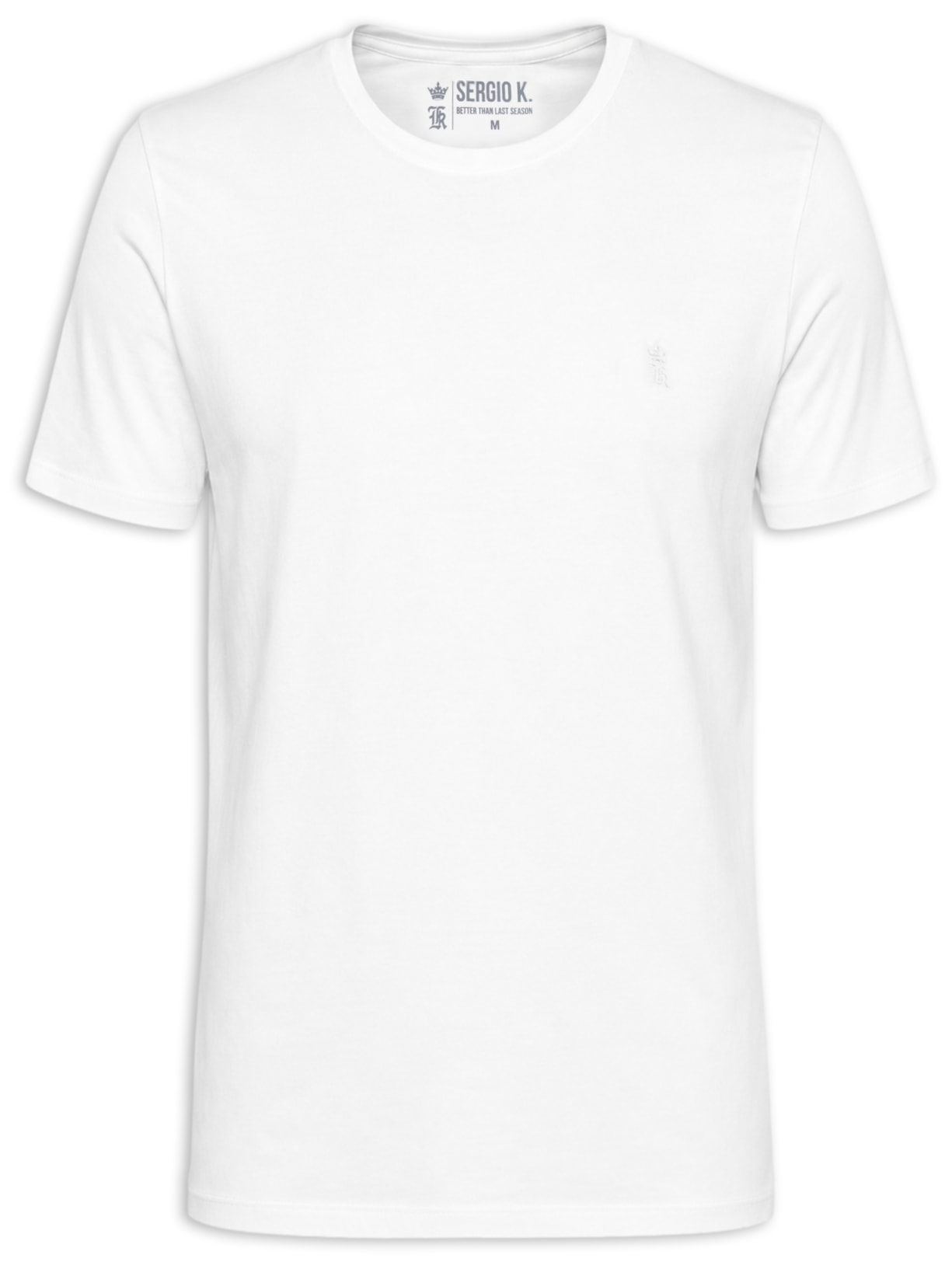 Camiseta Masculina Estampada Freedom – Branco Sergio K