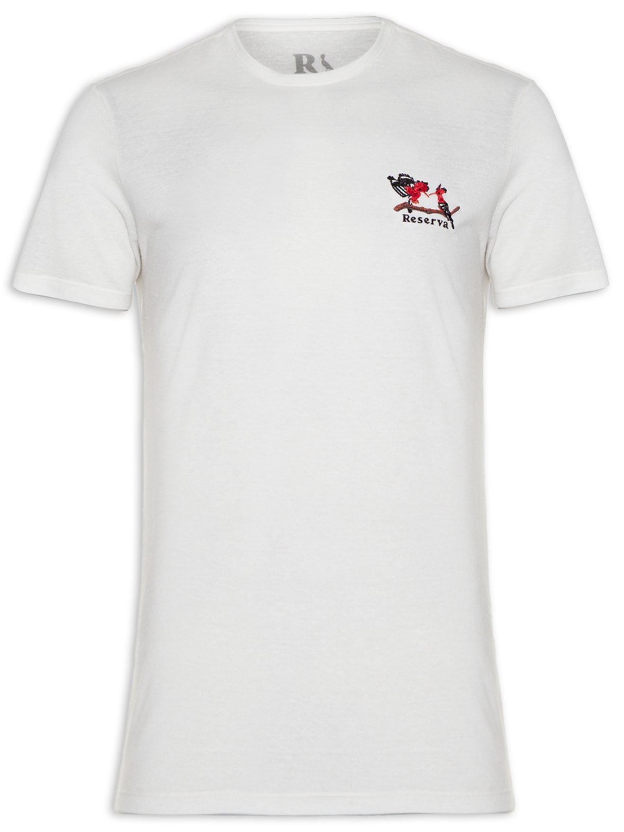 Camiseta Masculina Estampada Hoppoe Bird - Off-white