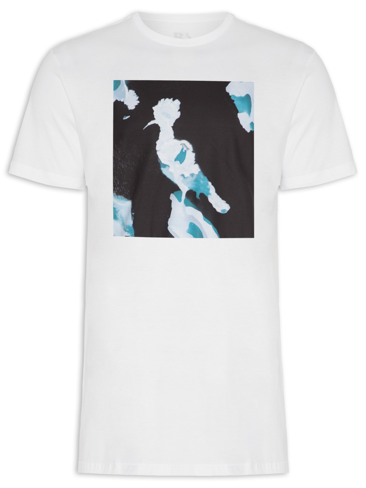 Camiseta Masculina Estampada Ice - Branco