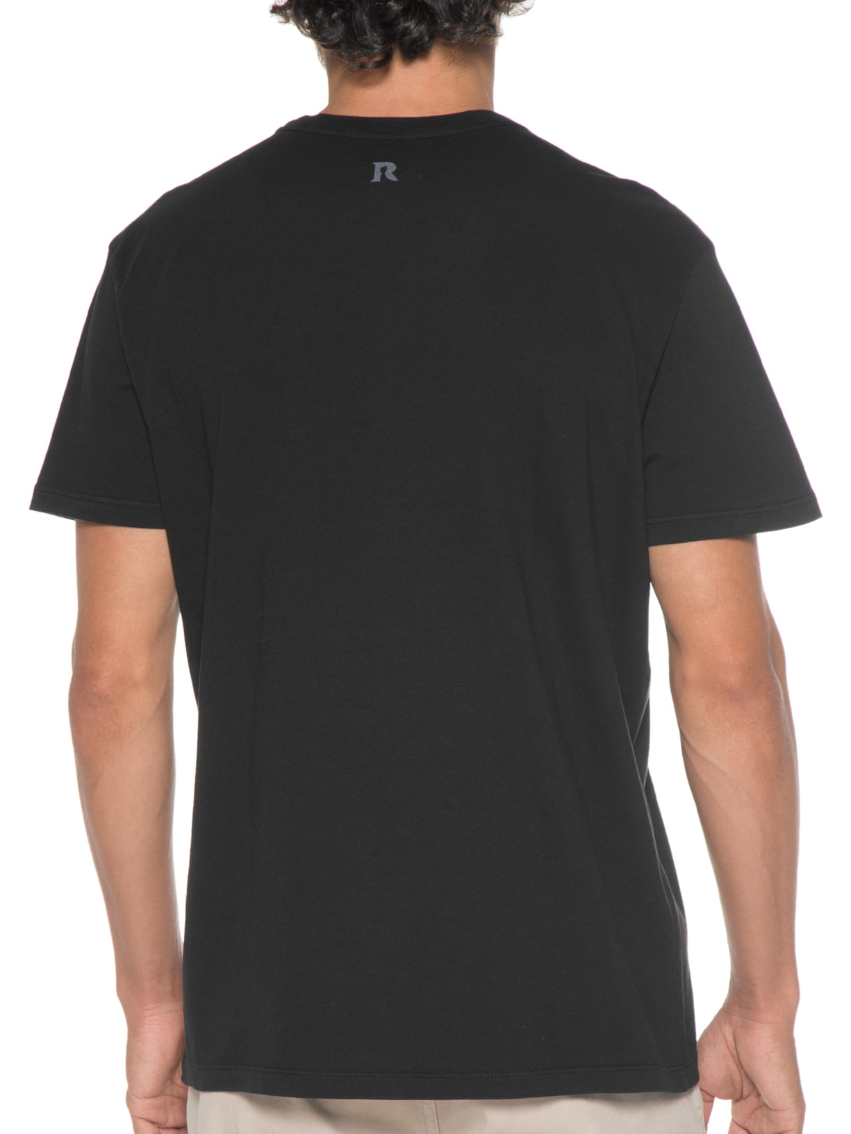 Camiseta Masculina Estampada Influencer Guitarra Preto Reserva