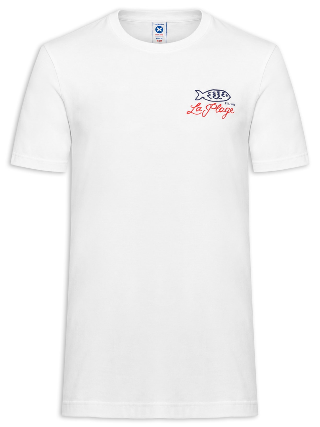Camiseta Masculina Estampada La Palge Branco Hering