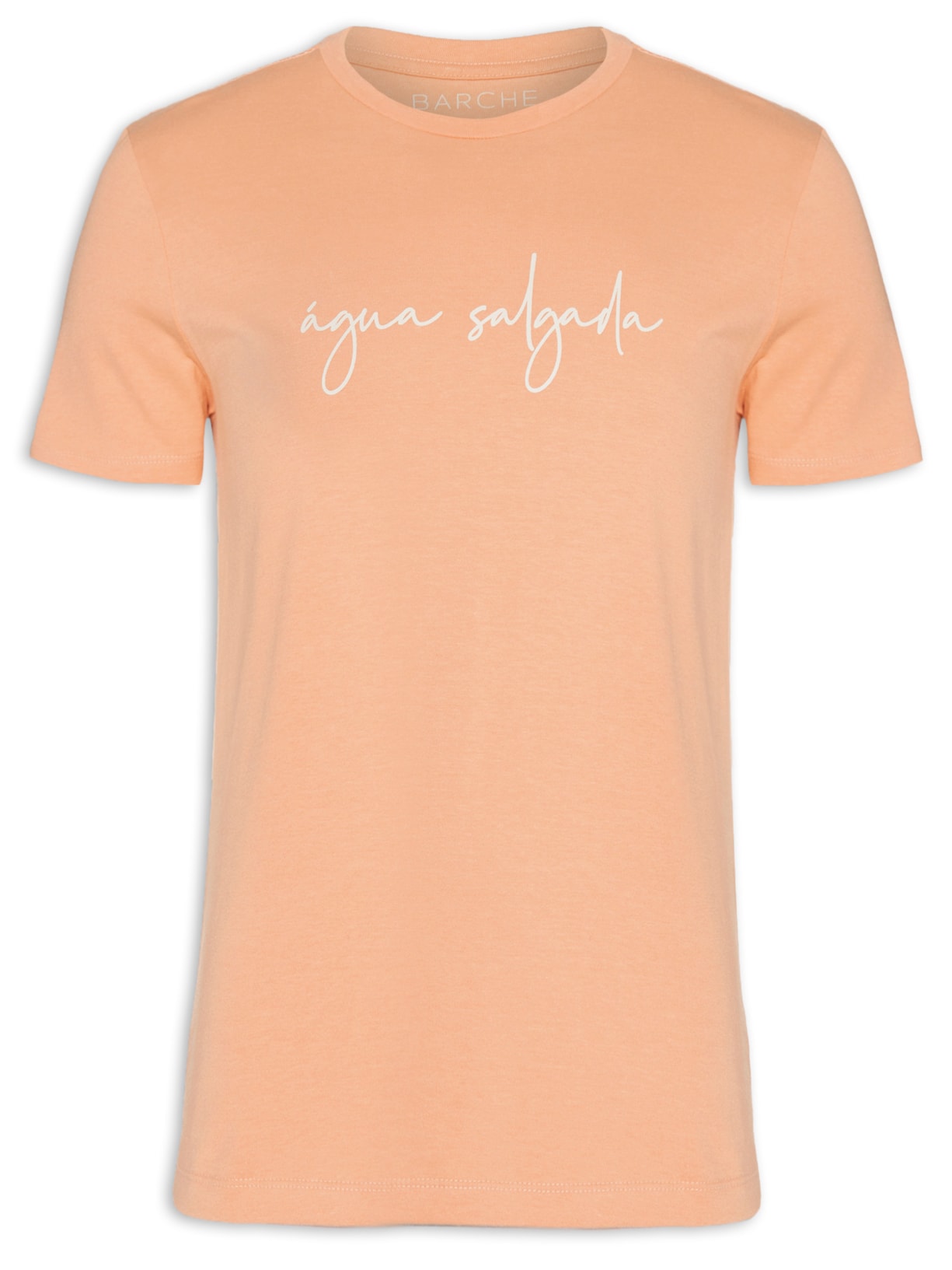 Camiseta Masculina Estampada - Laranja