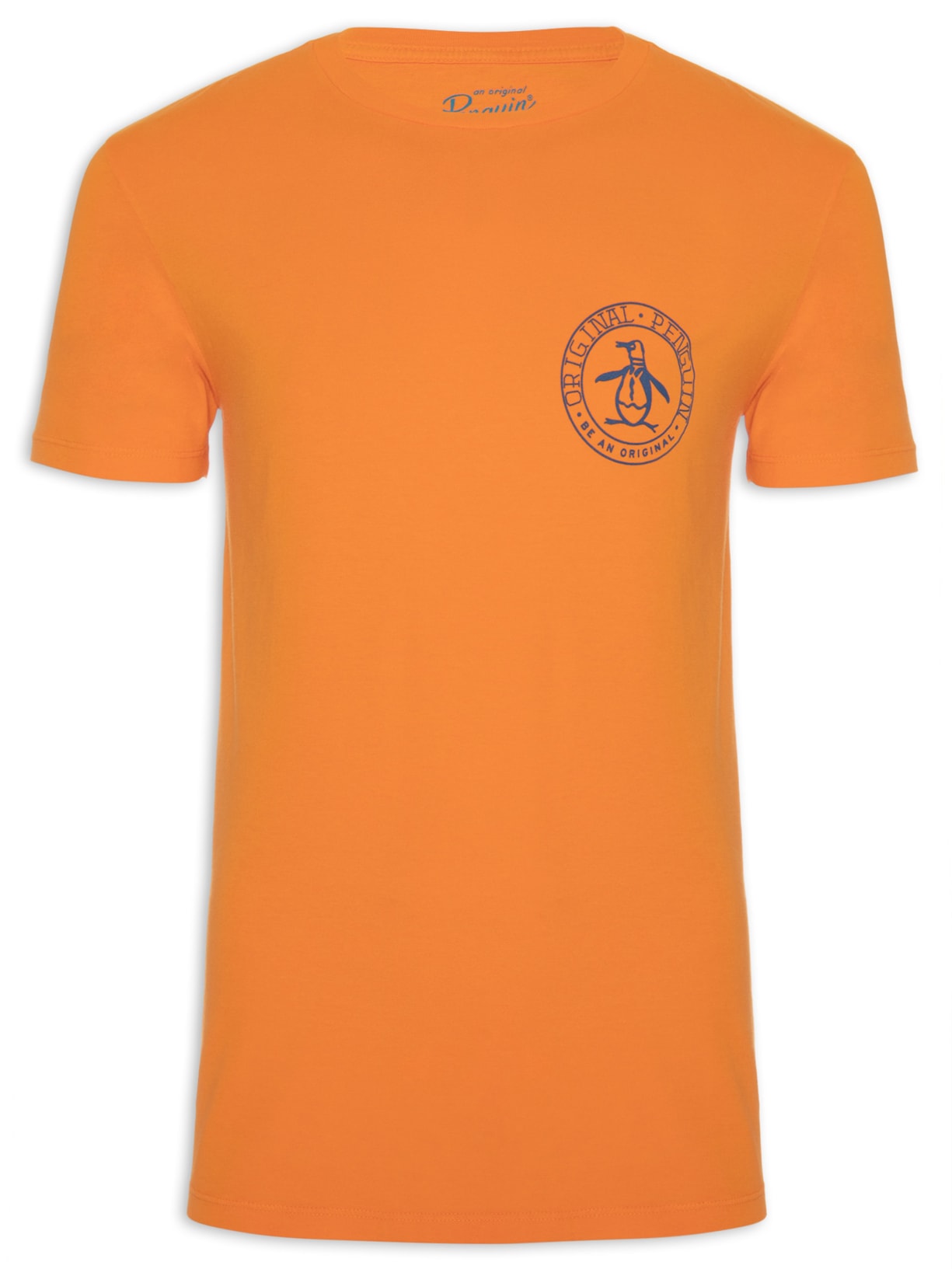 Camiseta Masculina Estampada - Laranja