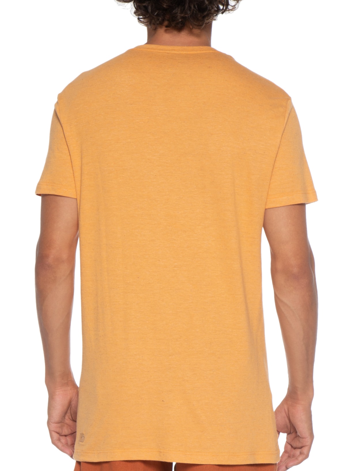 Camiseta Masculina Estampada Laranja Melty Rj