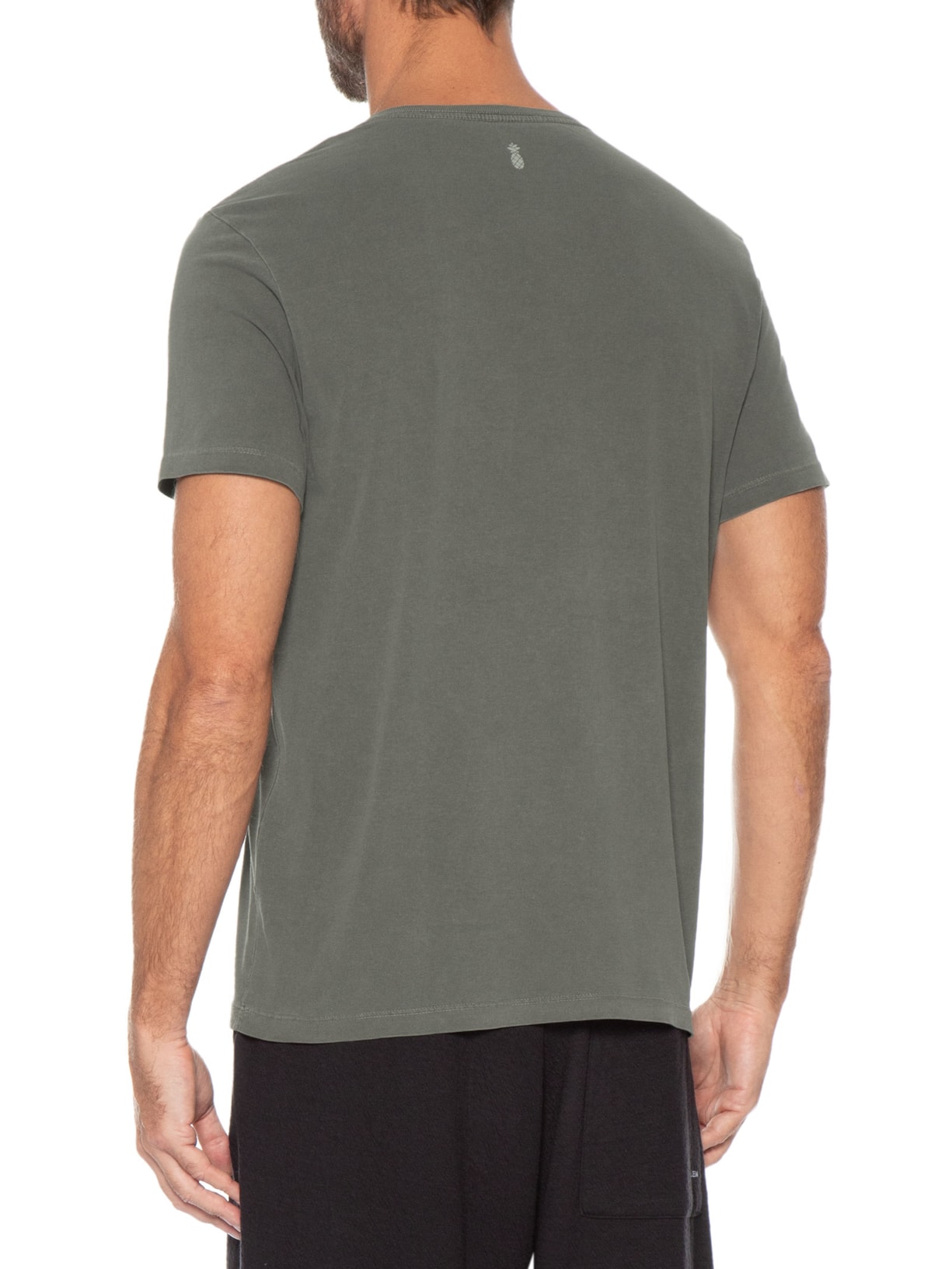 Camiseta Masculina Estampada L'Ocean Cinza Pineapple
