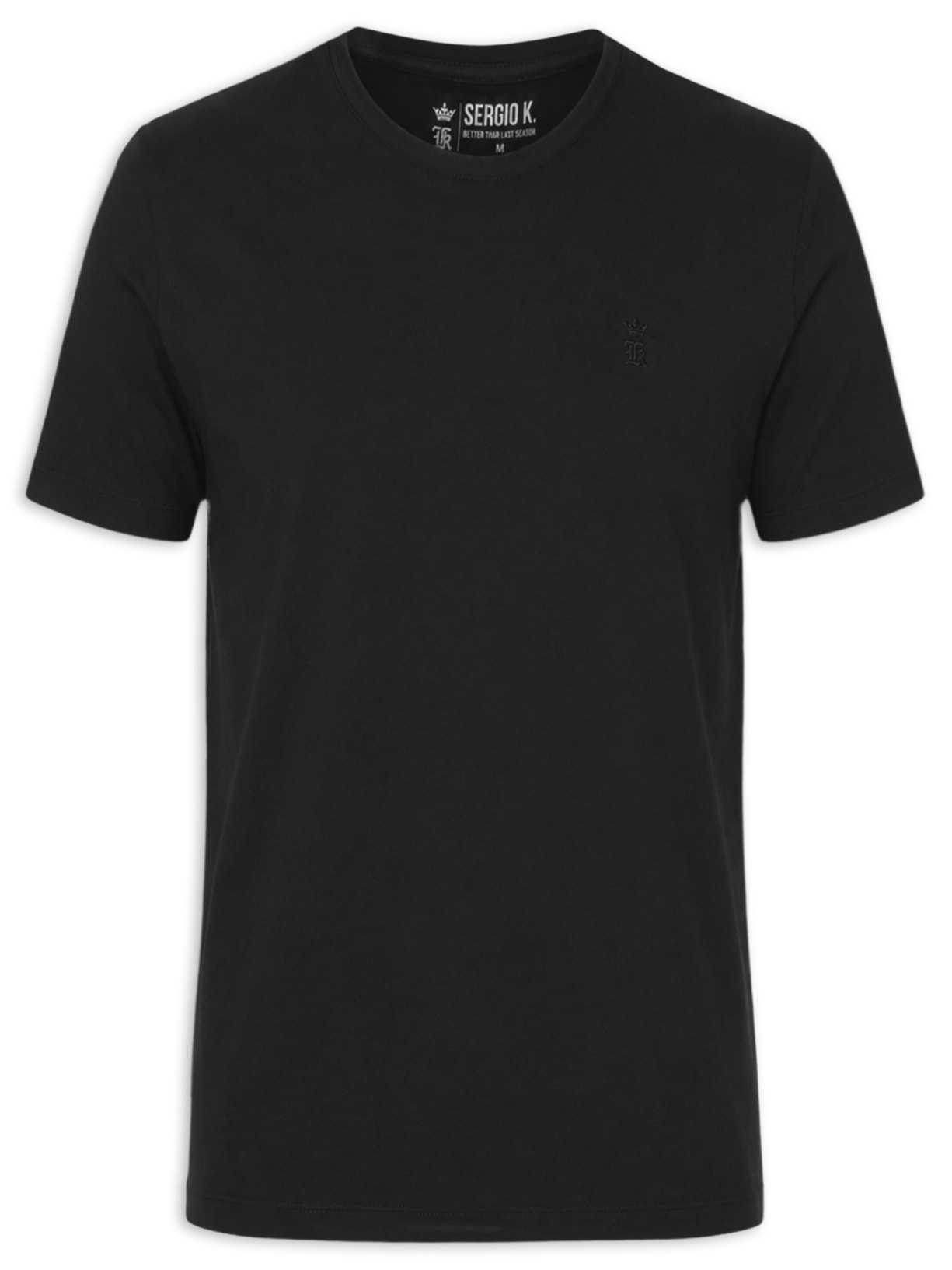 Camiseta Masculina Estampada Logo Seagulls Preto Sergio K Sergio K