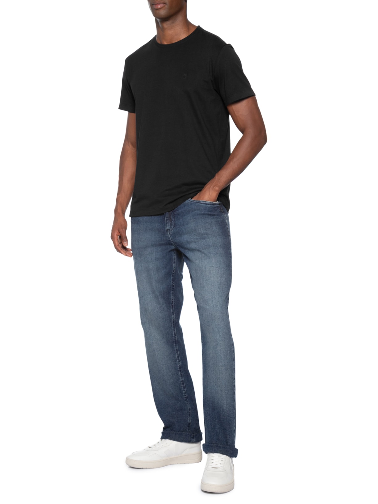 Camiseta Masculina Estampada Logo Seagulls Preto Sergio K Sergio K