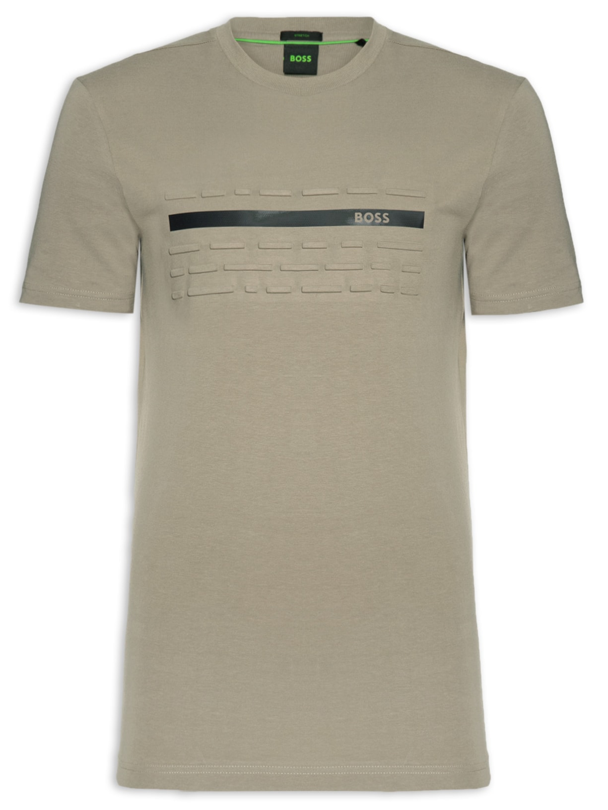 Camiseta Masculina Estampada - Marrom