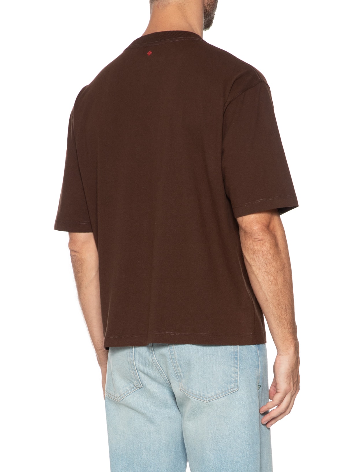 Camiseta Masculina Estampada Marrom Forum