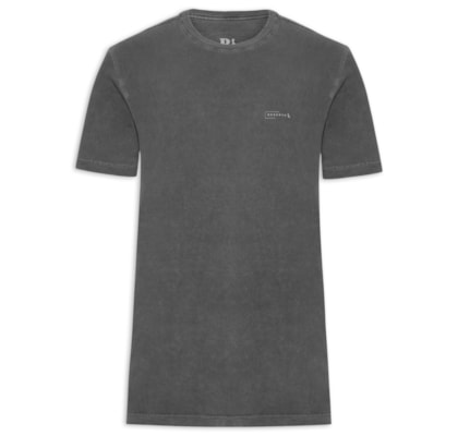 Camiseta Masculina Estampada Minimal - Preto