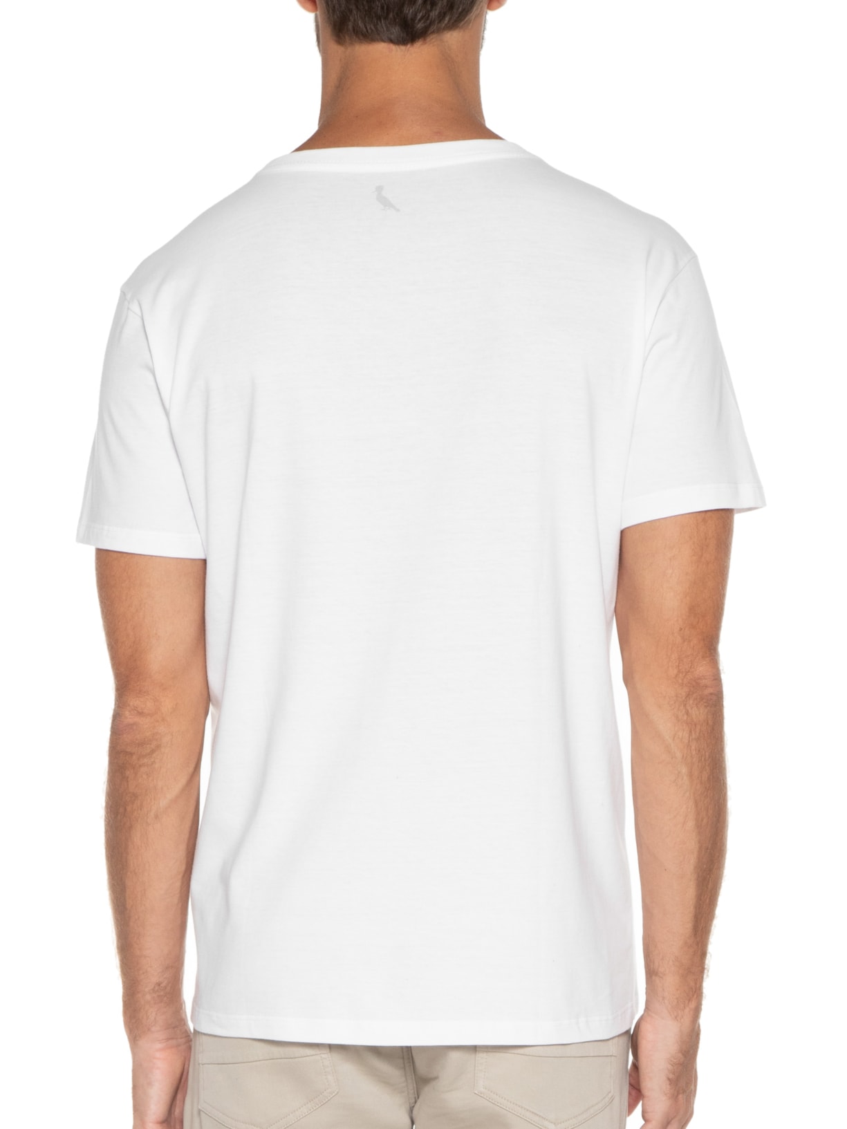 Camiseta Masculina Estampada Música Resiste Branco Reserva