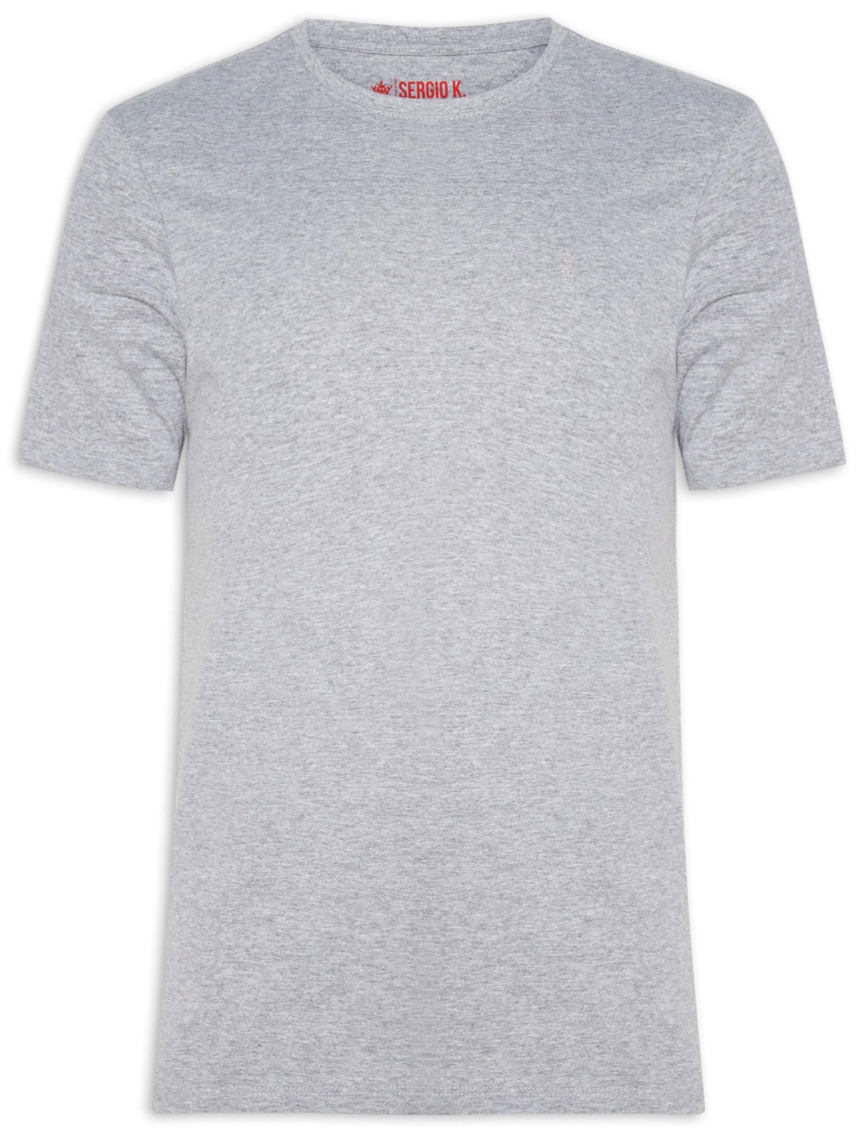 Camiseta Masculina Estampada Need Money For Cinza Sergio K