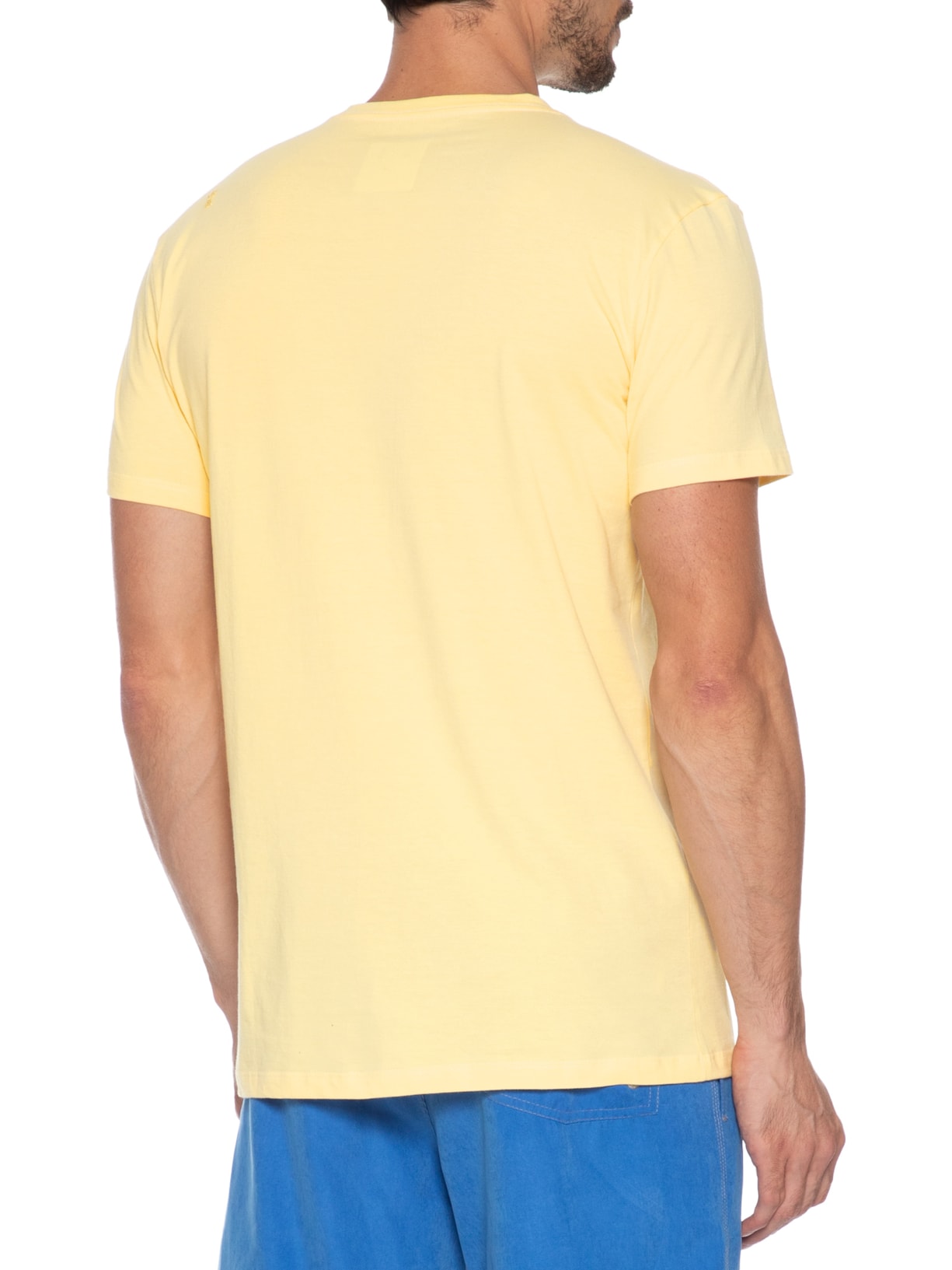 Camiseta Masculina Estampada New Year Same Shit Amarelo Sergio K