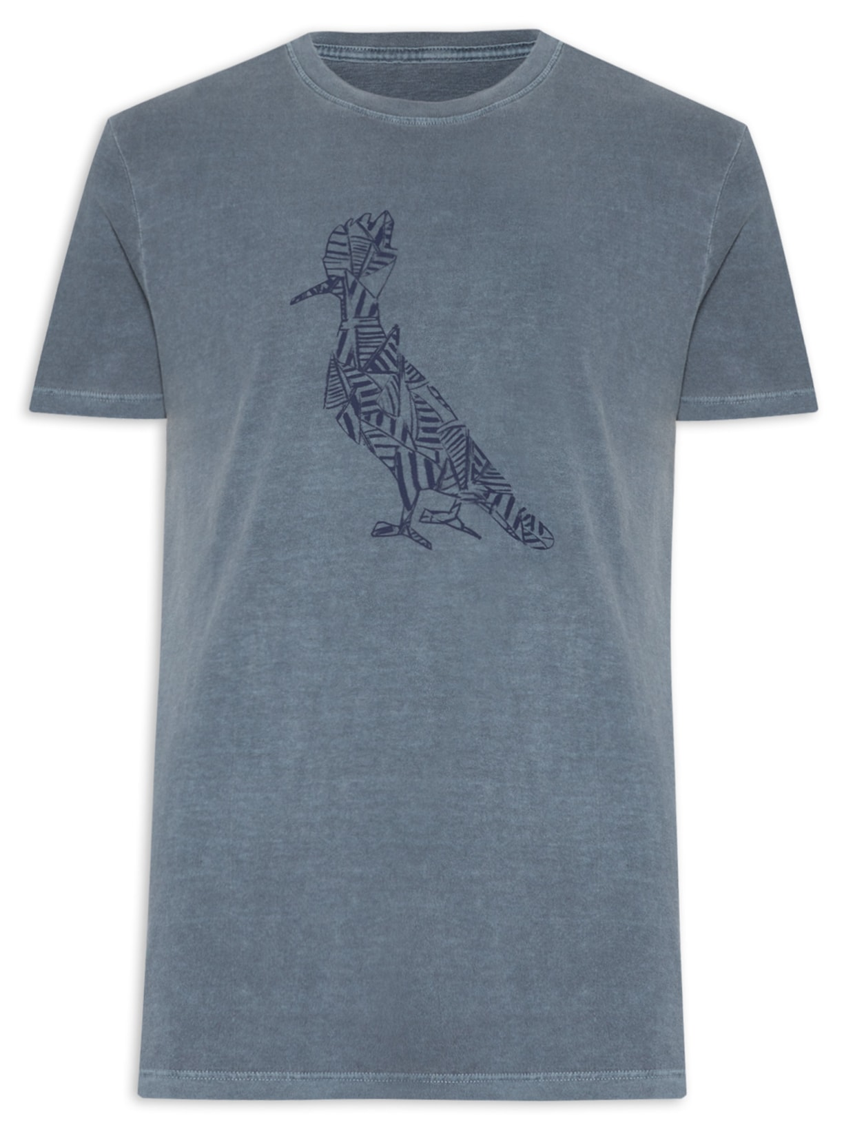 Camiseta Masculina Estampada Pica Pau - Azul