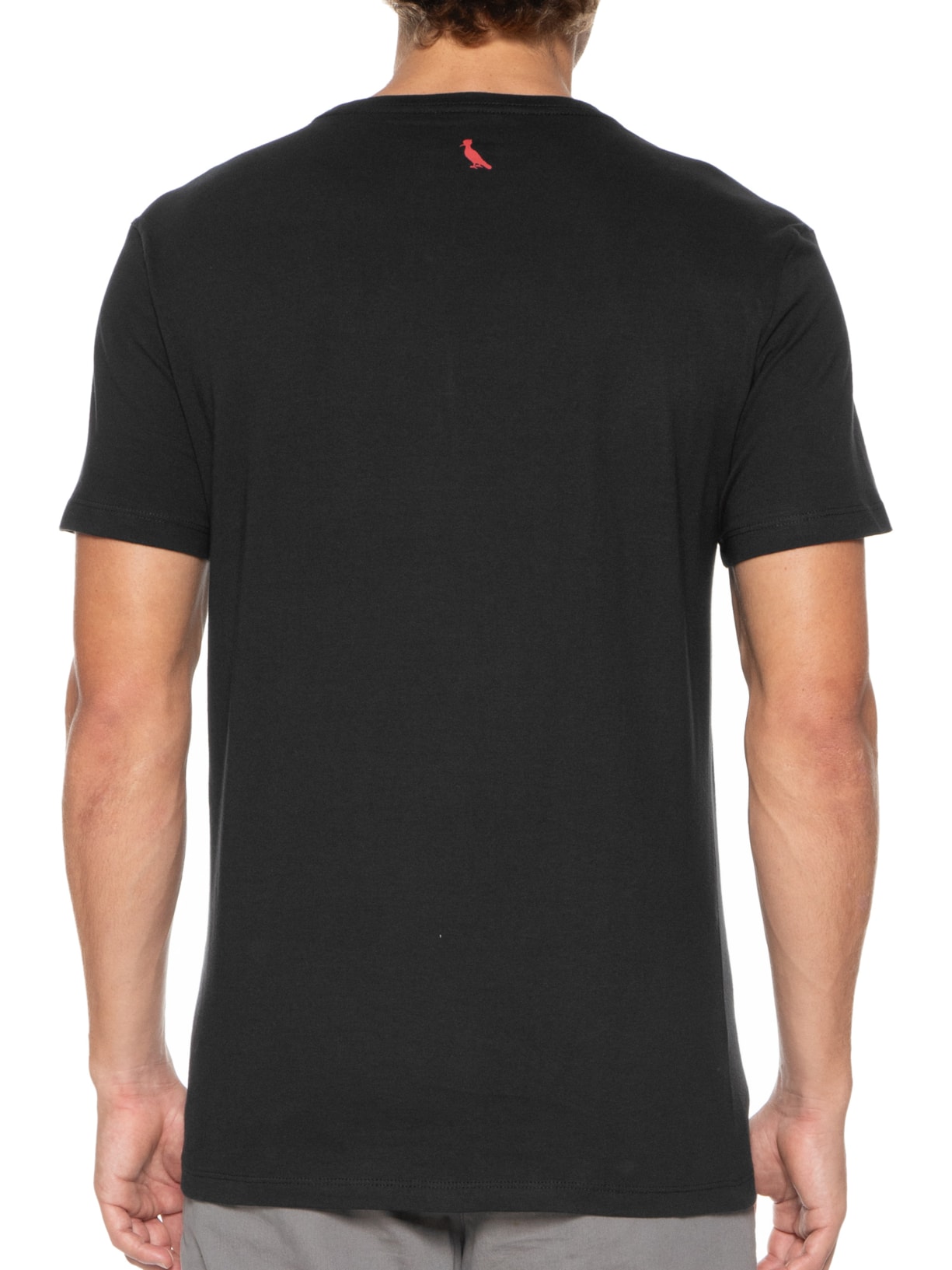 Camiseta Masculina Estampada Pica Pau Palmeiras Aqua Preto Reserva