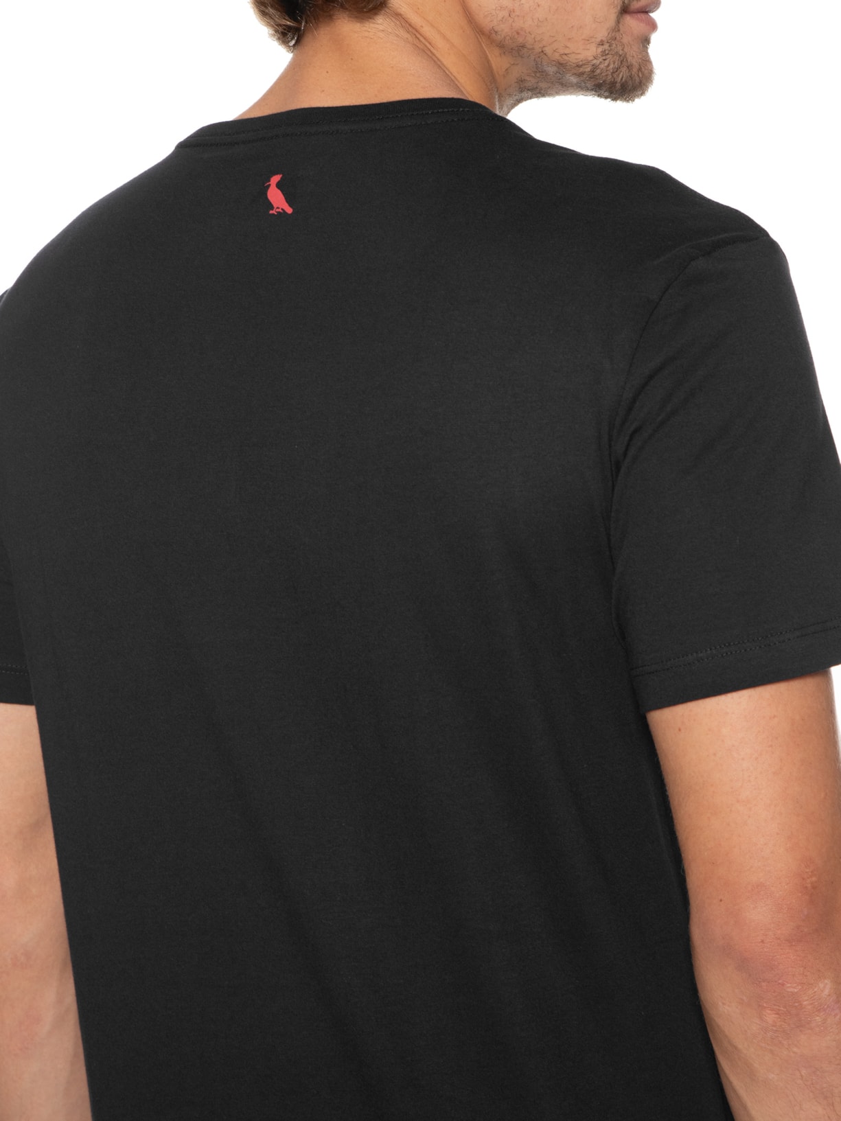 Camiseta Masculina Estampada Pica Pau Palmeiras Aqua Preto Reserva