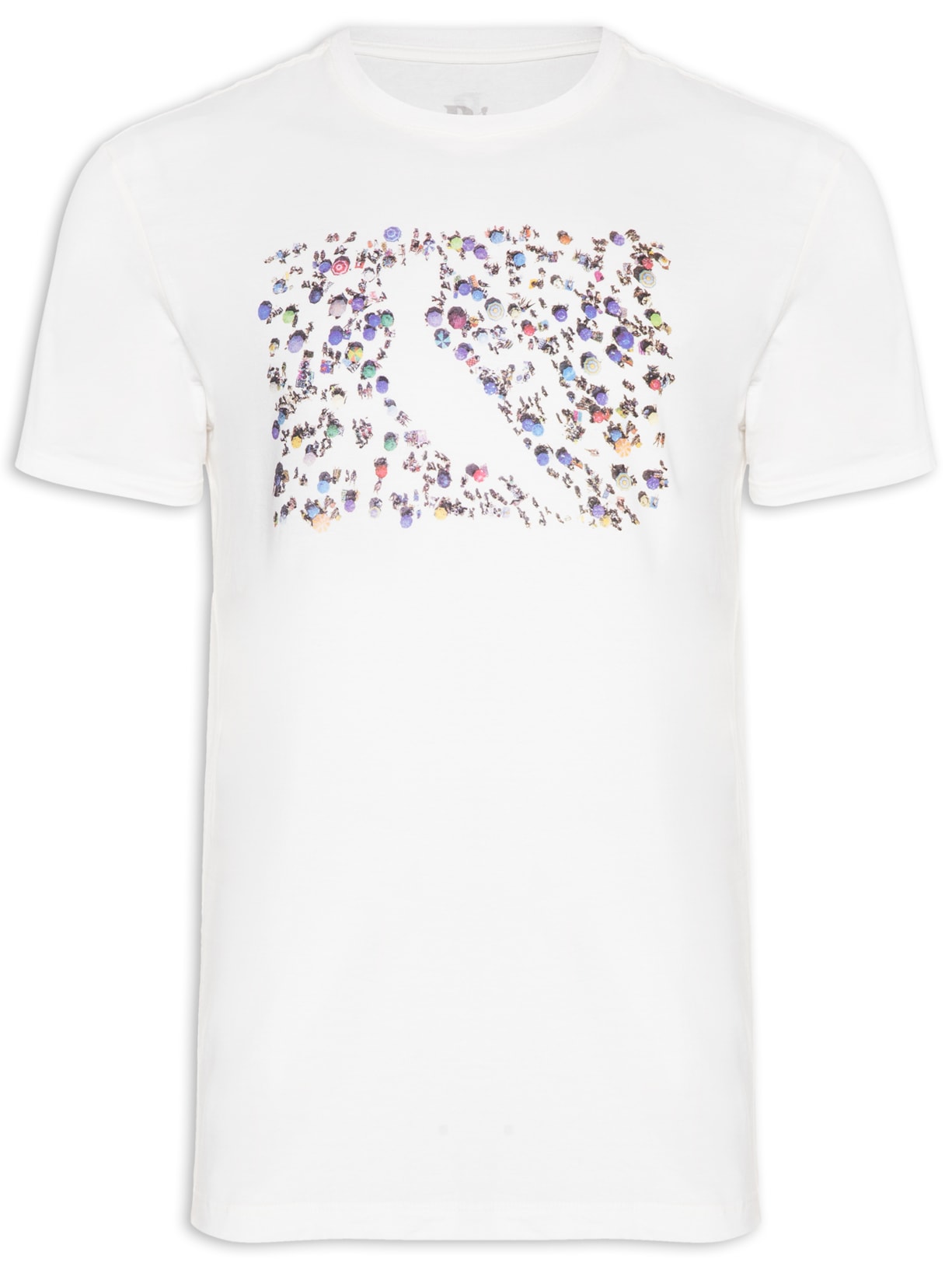 Camiseta Masculina Estampada Pica Pau Sol - Off White