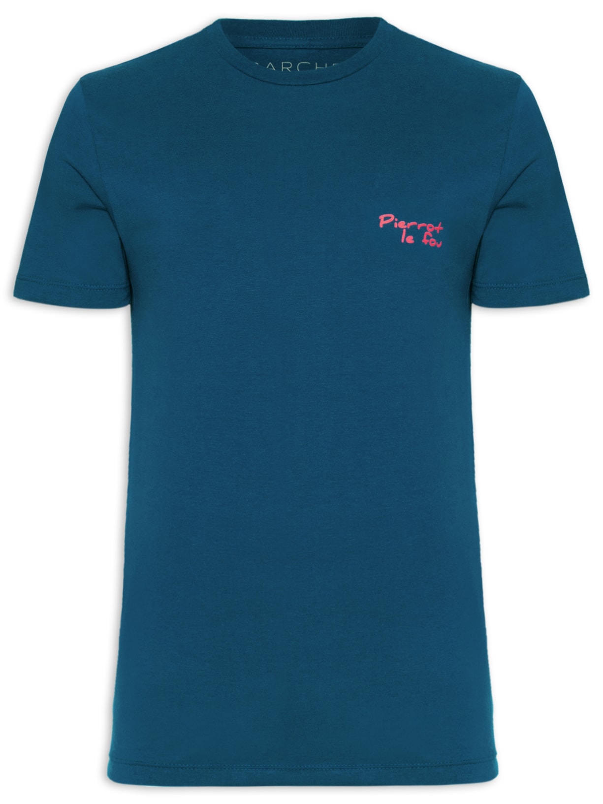 Camiseta Masculina Estampada Pierrot - Azul