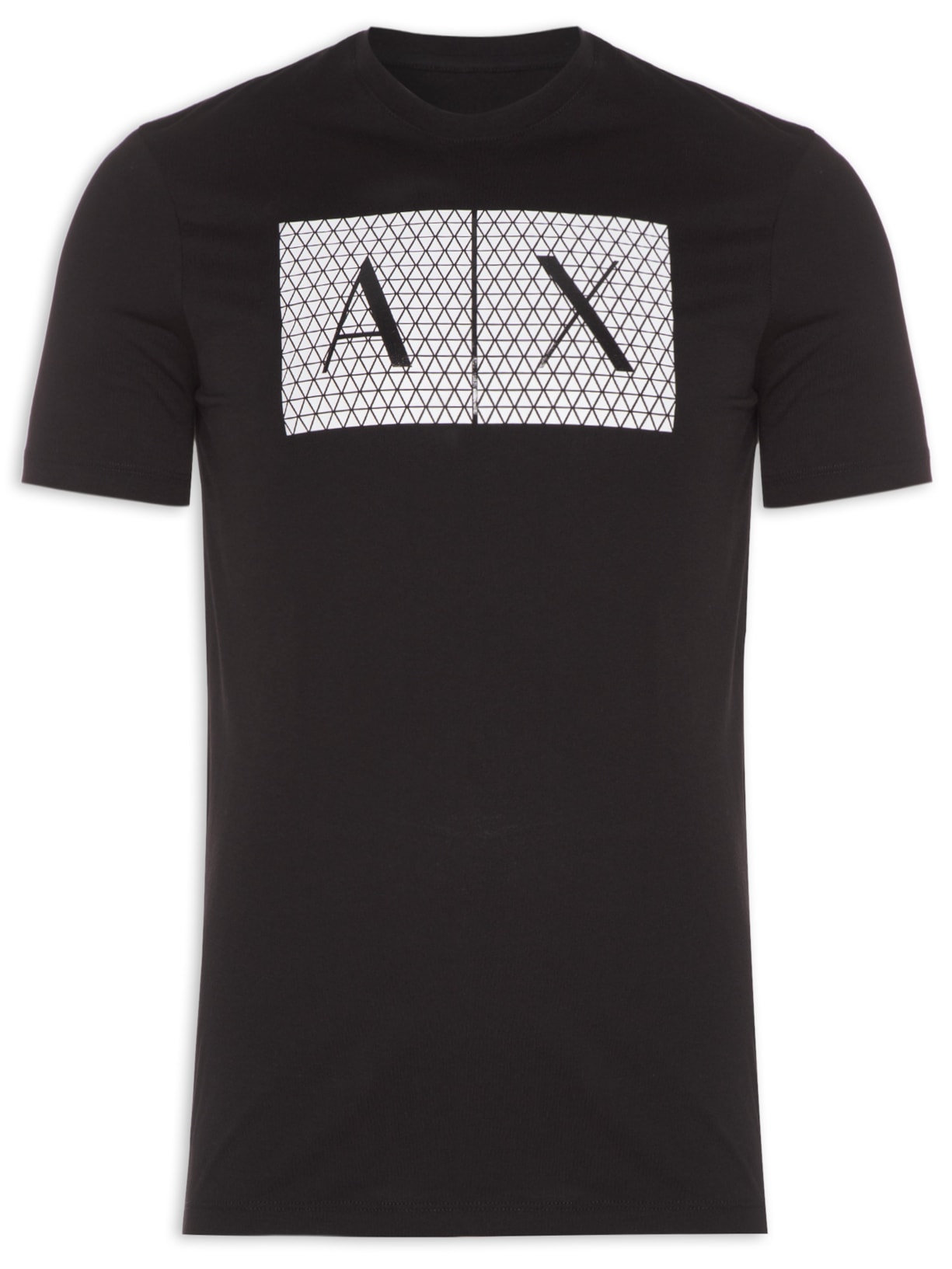 Camiseta Masculina Estampada - Preto