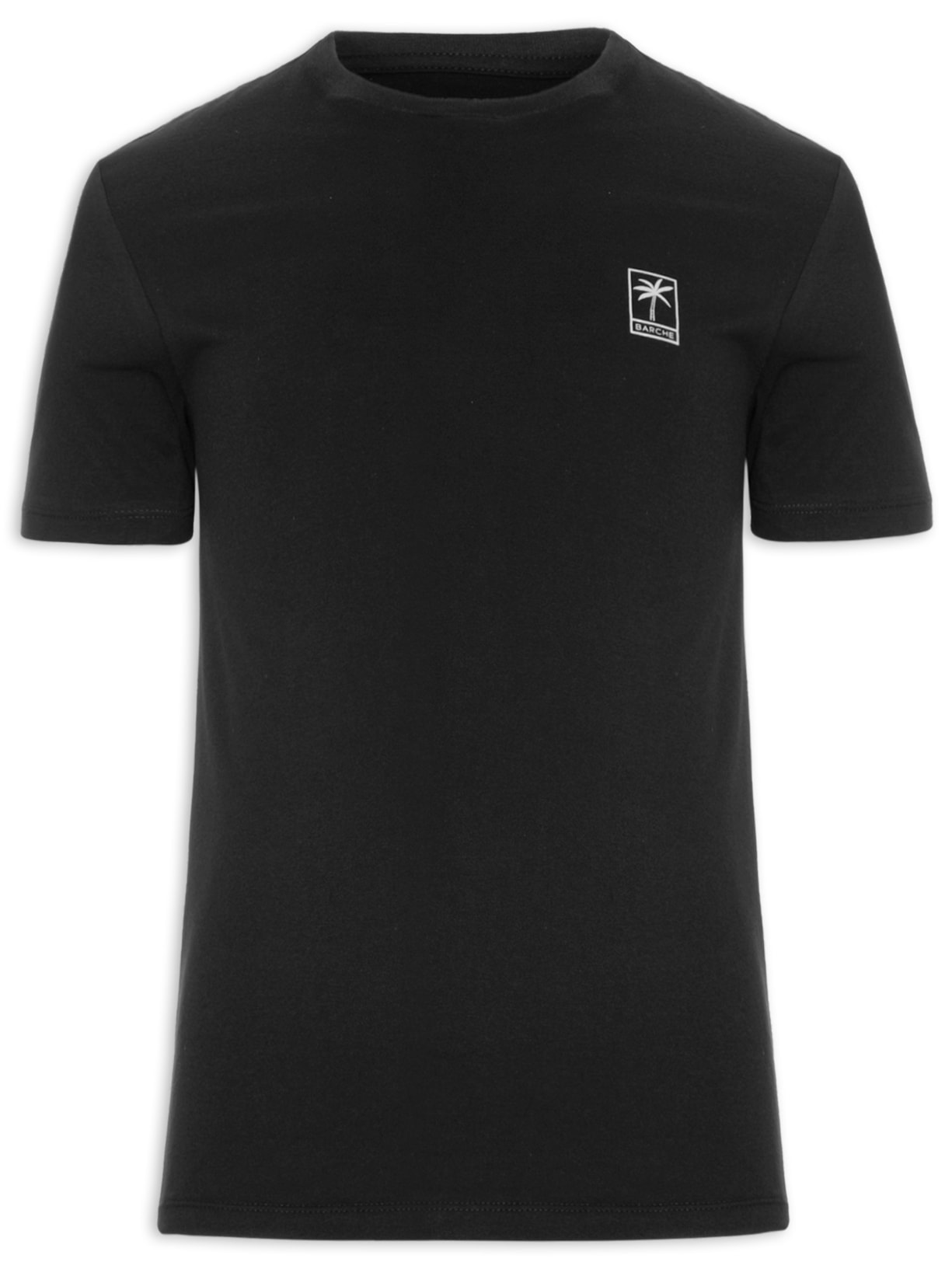 Camiseta Masculina Estampada - Preto