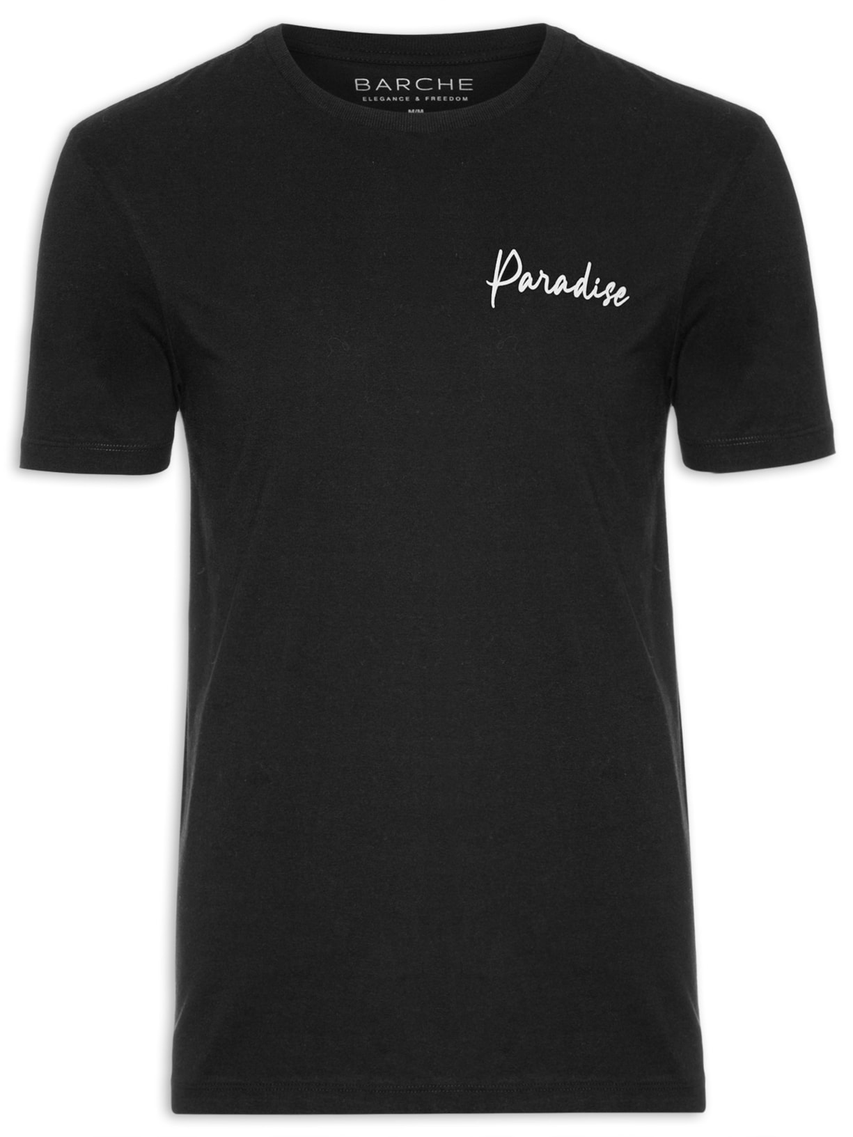 Camiseta Masculina Estampada - Preto