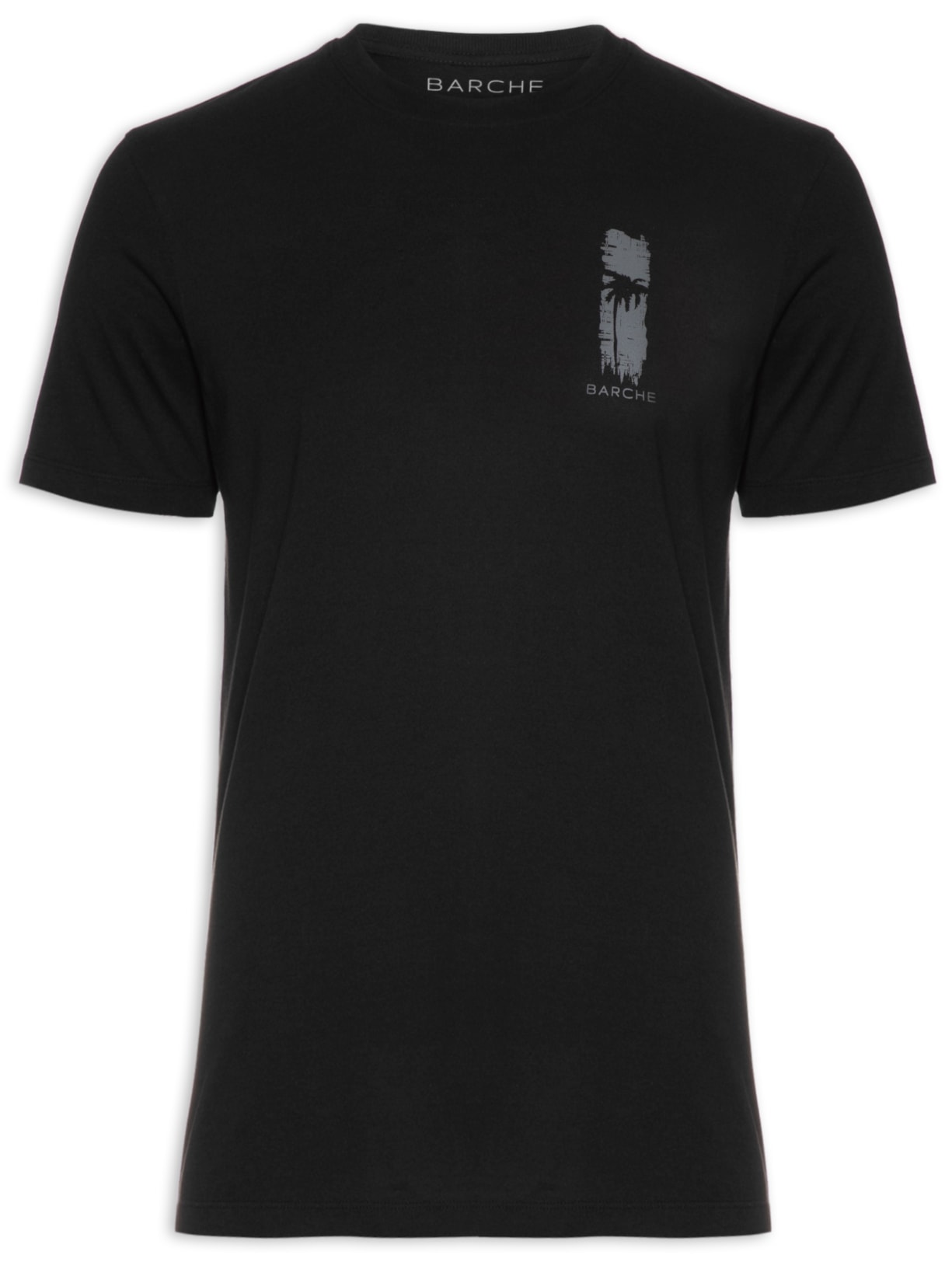 Camiseta Masculina Estampada - Preto