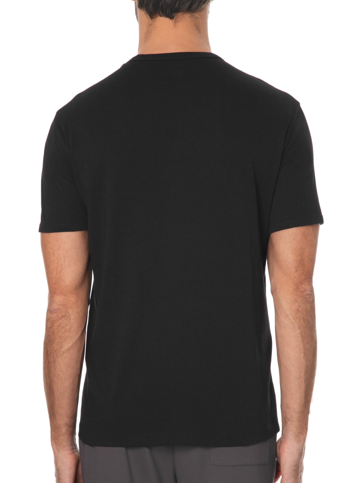 Camiseta Masculina Estampada Preto Armani Exchange