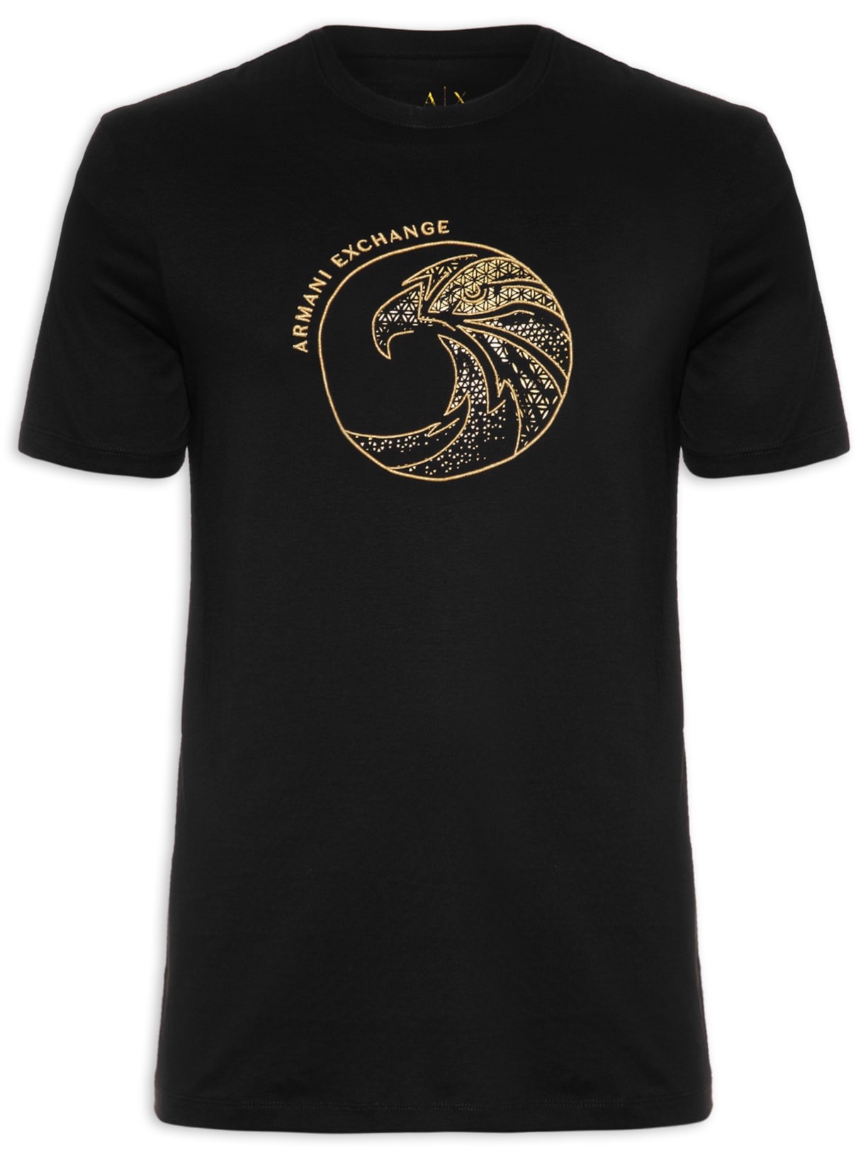 Camiseta Masculina Estampada - Preto