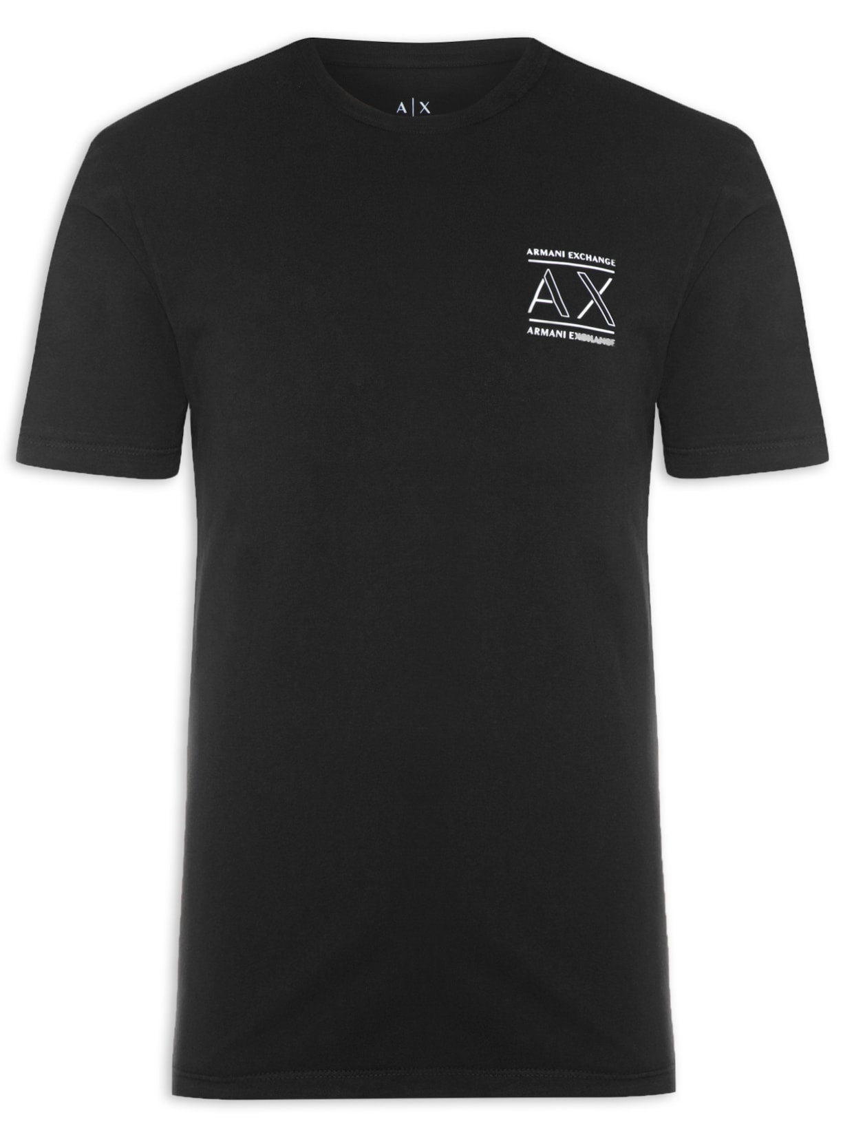 Camiseta Masculina Estampada Preto Armani Exchange